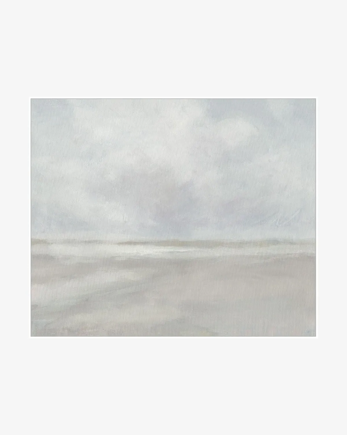 Misty Day by Marilyn Muller Framed Canvas Print - White product