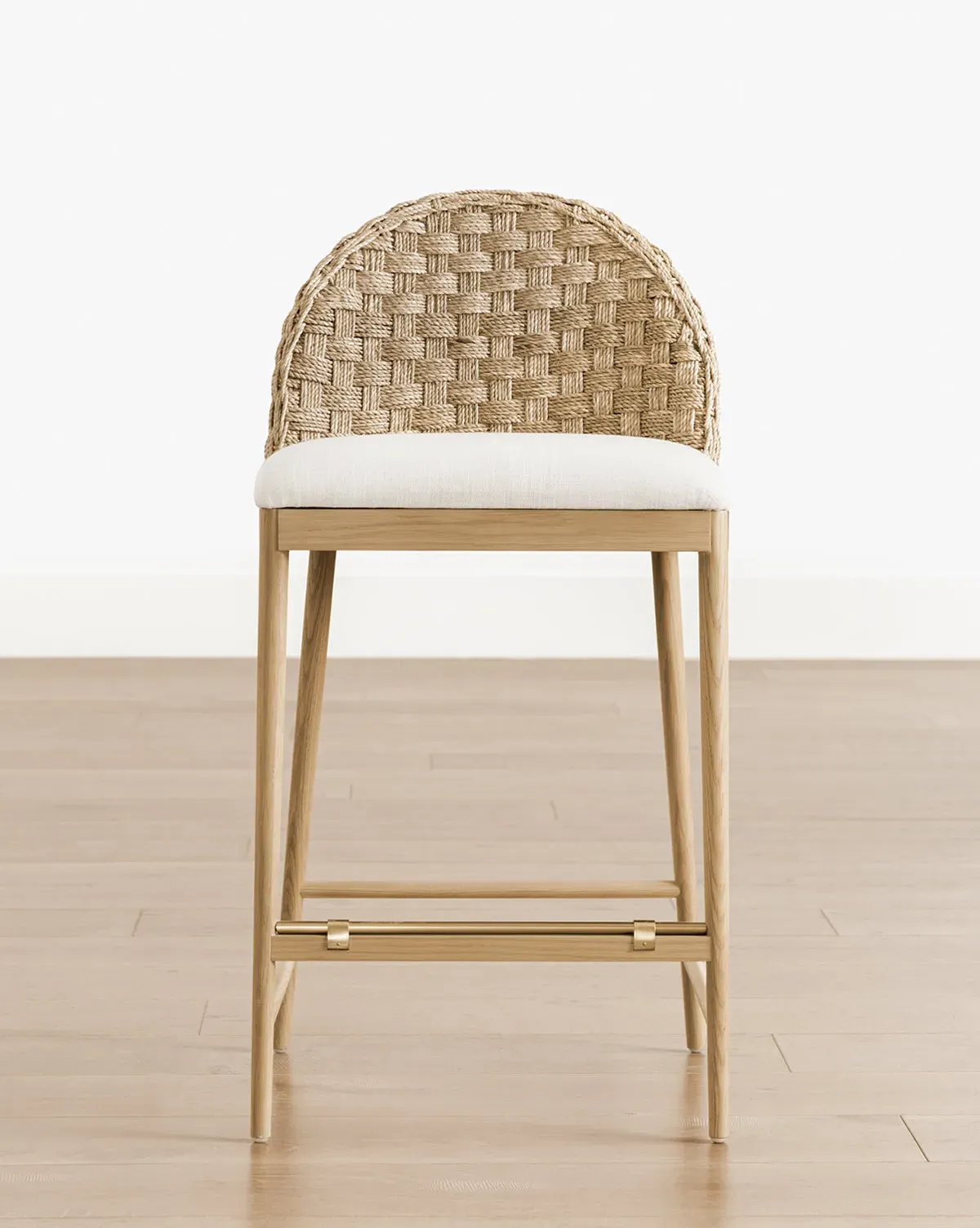 Molly Counter Stool - White, Heritage White Oak product
