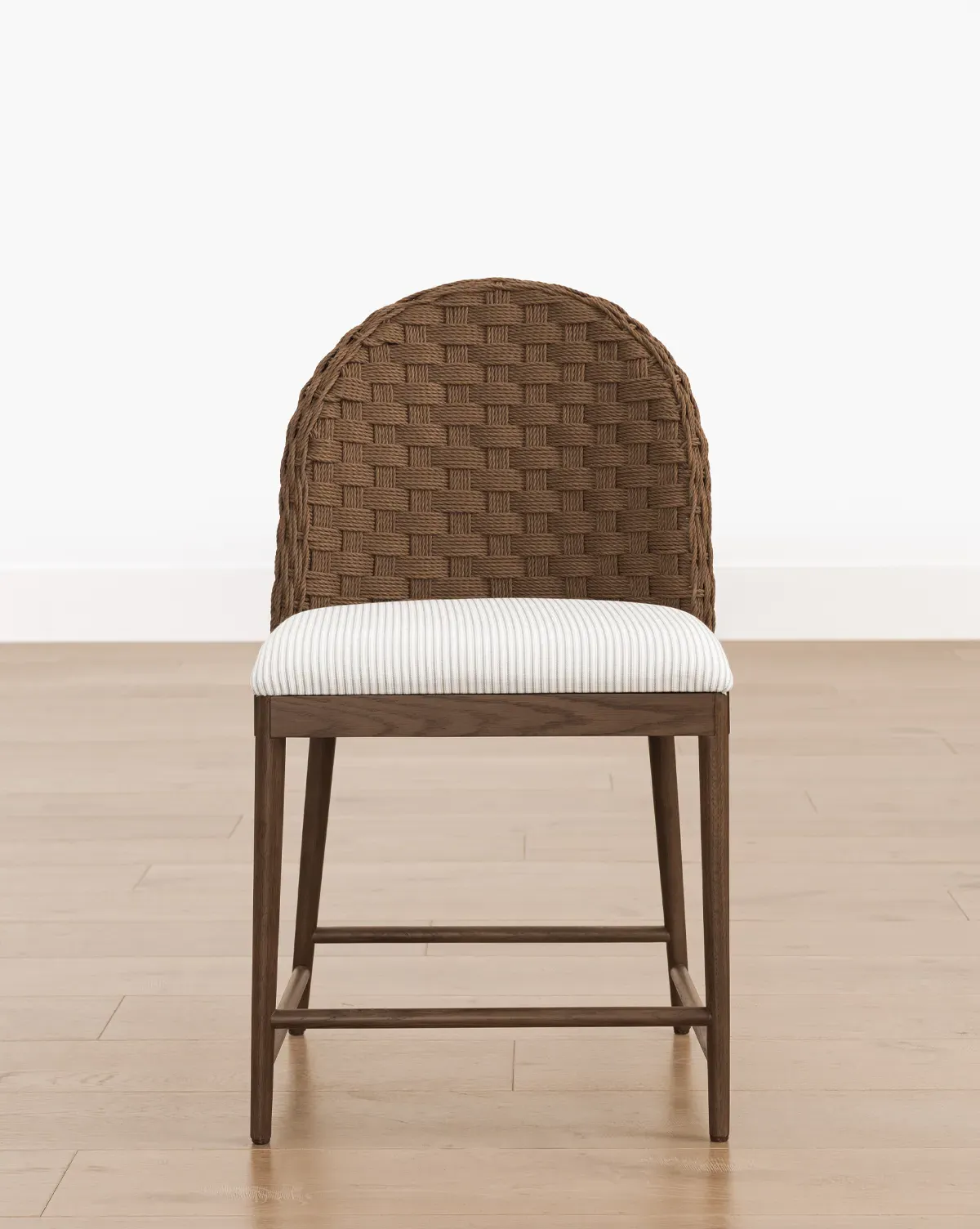 Molly Dining Chair - Taupe, Woven/Walnut Oak product