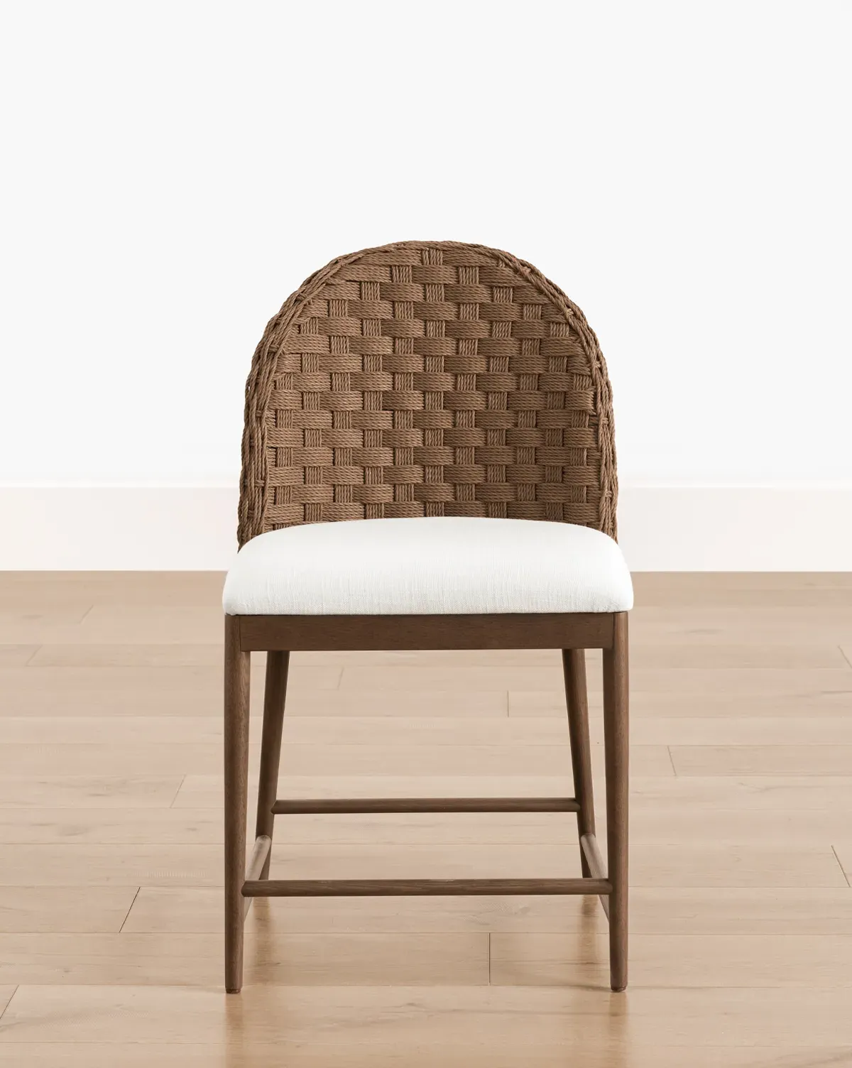 Molly Dining Chair - White, Walnut Oak product