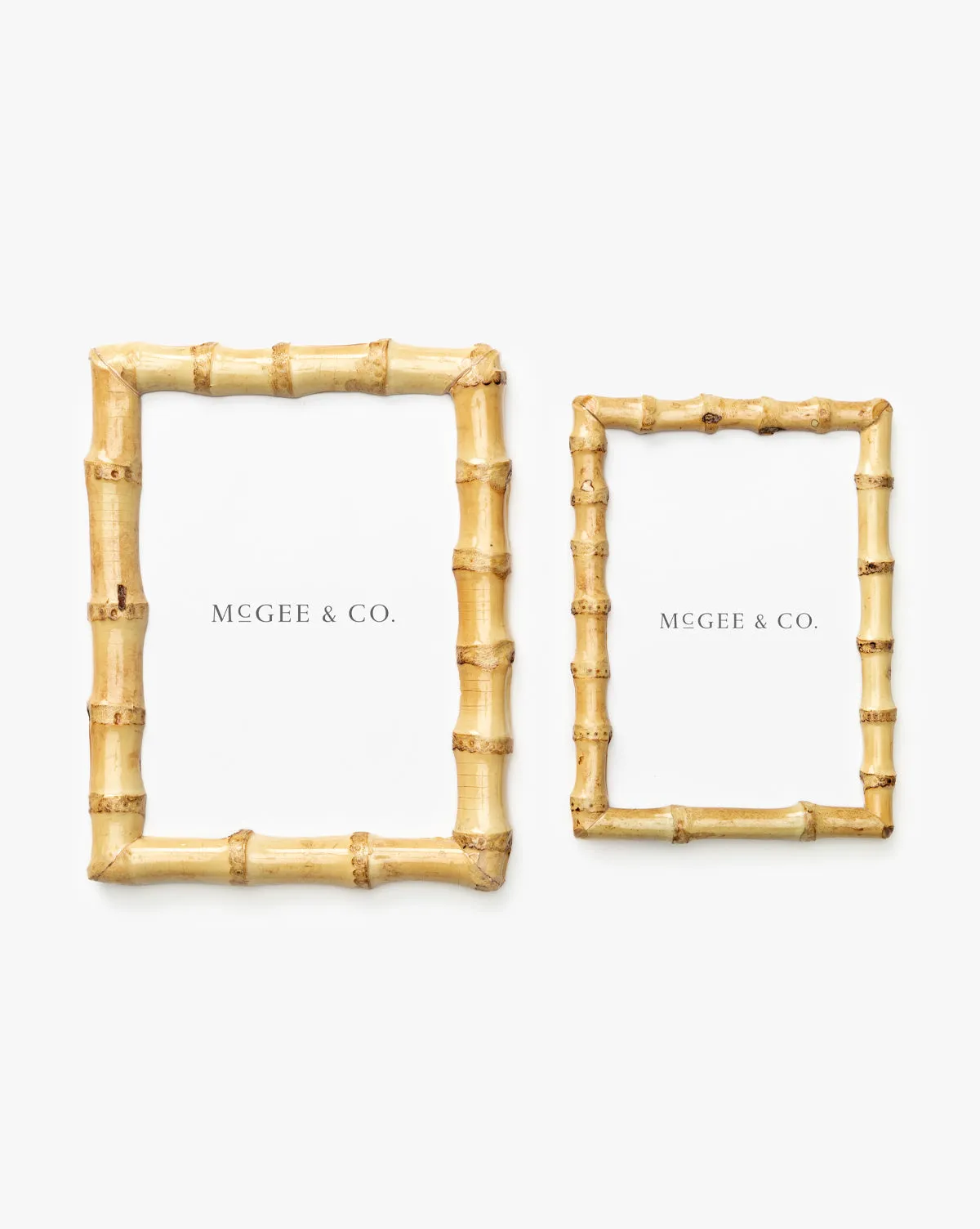Natural Bamboo Photo Frame Set of 2 - Bamboo product