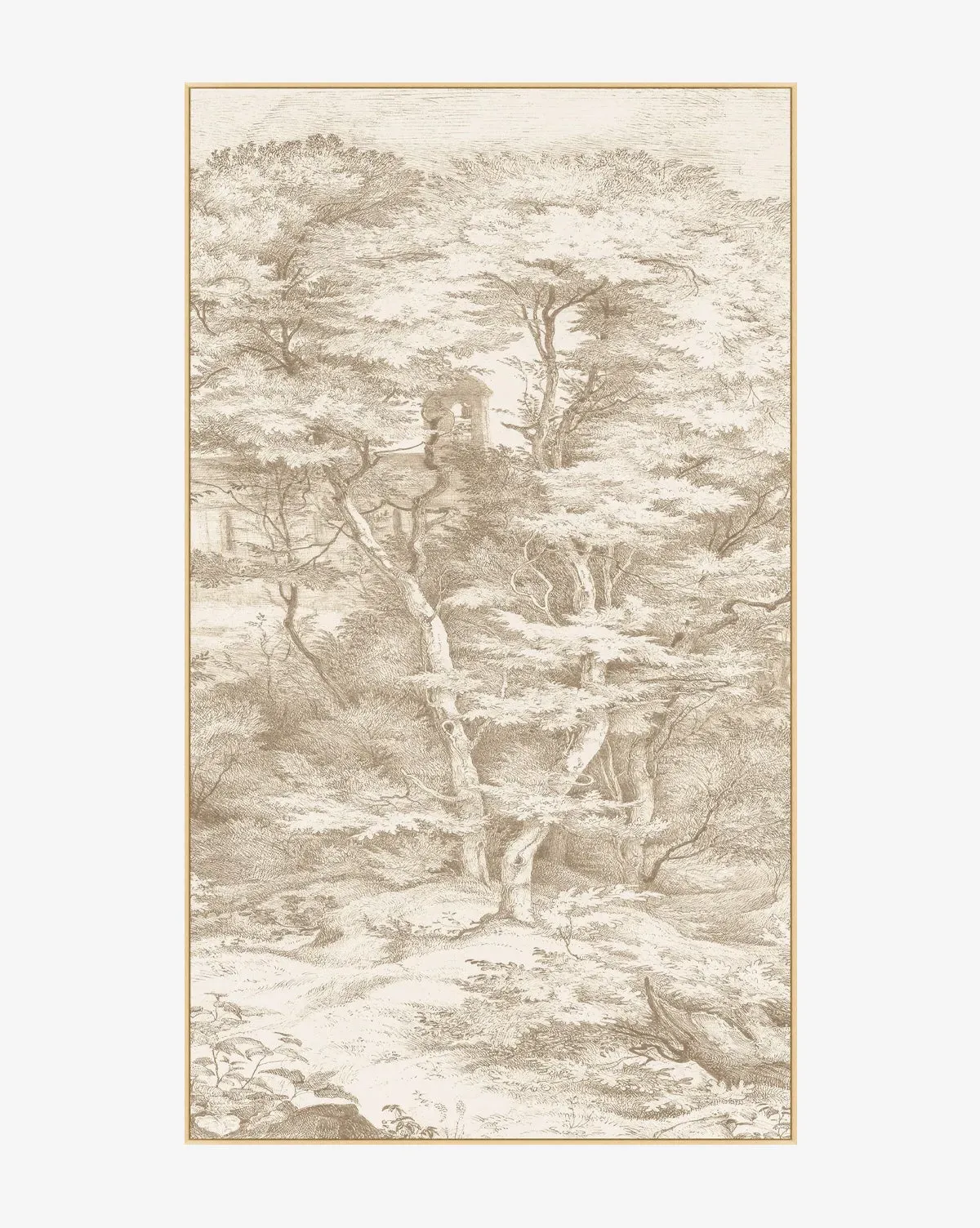 Neutral Toile No. 1 Canvas Giclee Print product