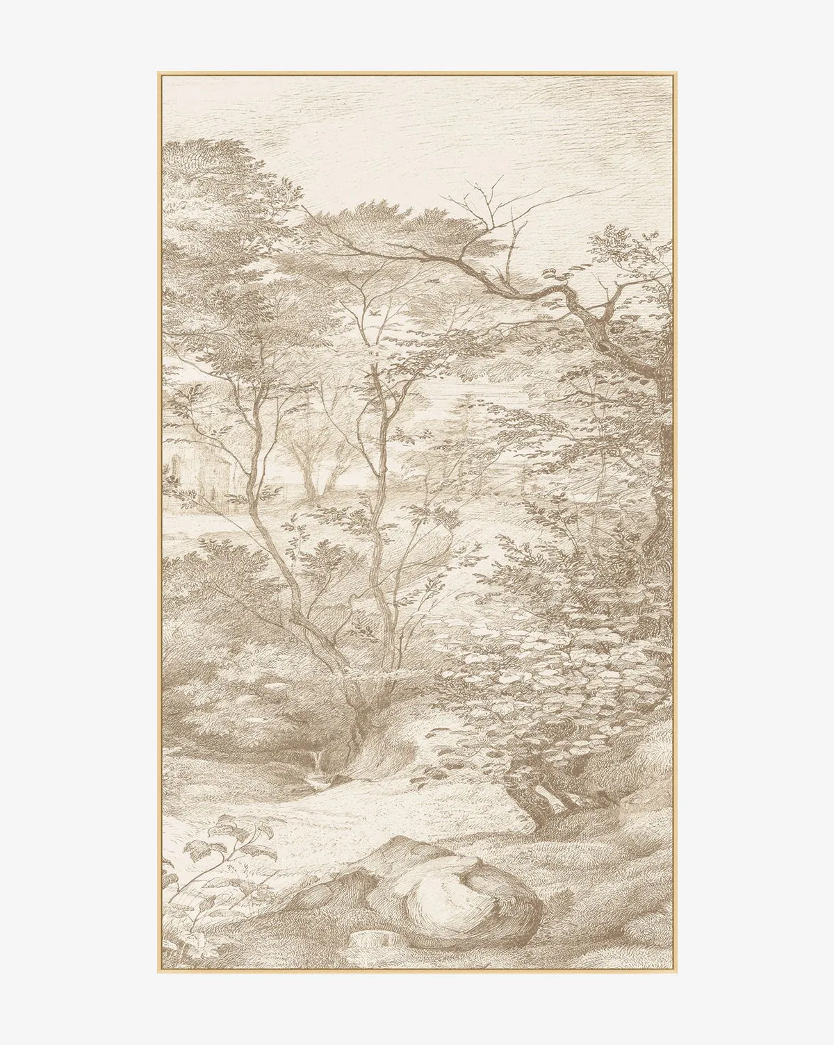 Neutral Toile No. 2 Giclee Print - Canvas product
