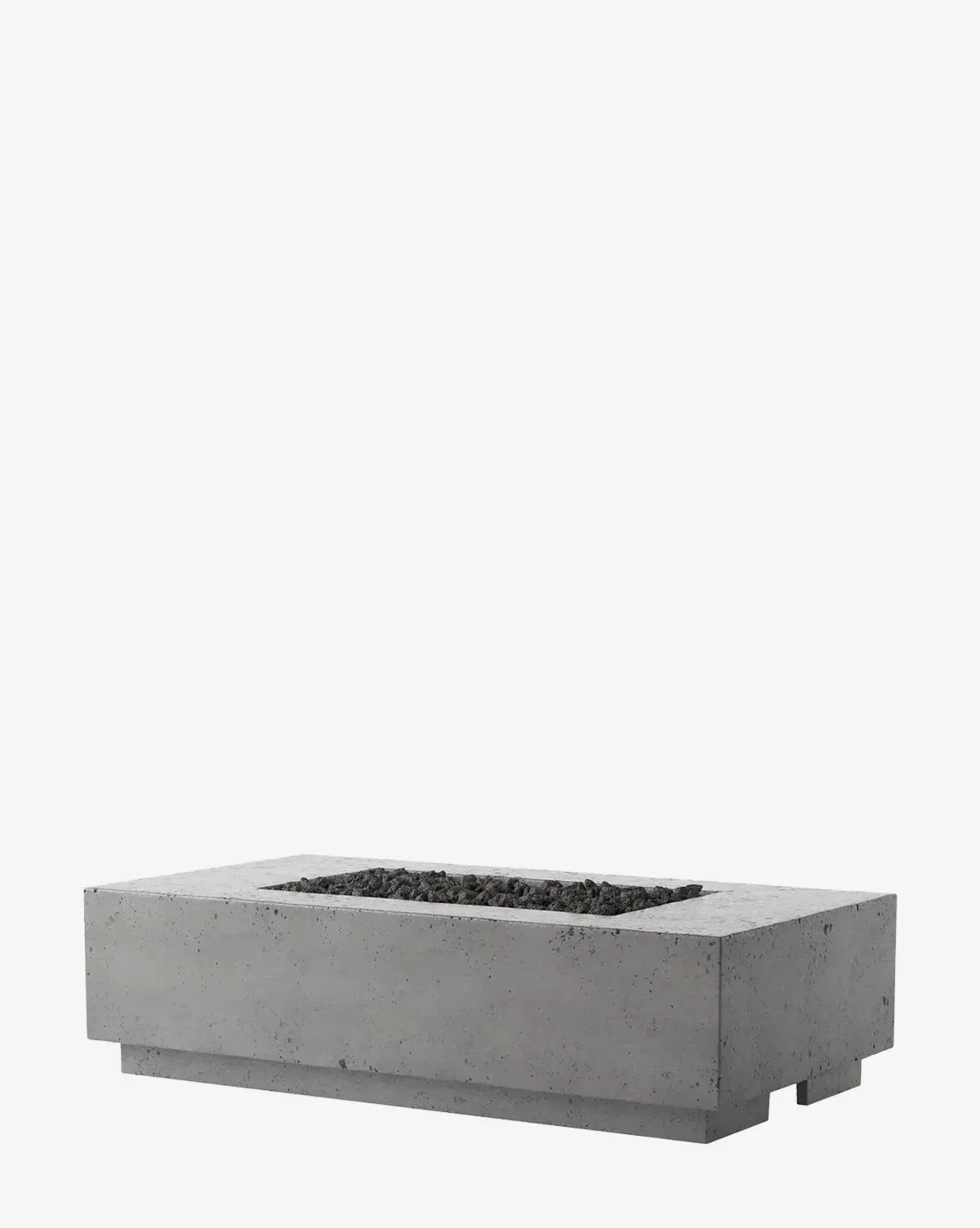 Newberry Outdoor Fire Table - Pewter, Concrete product