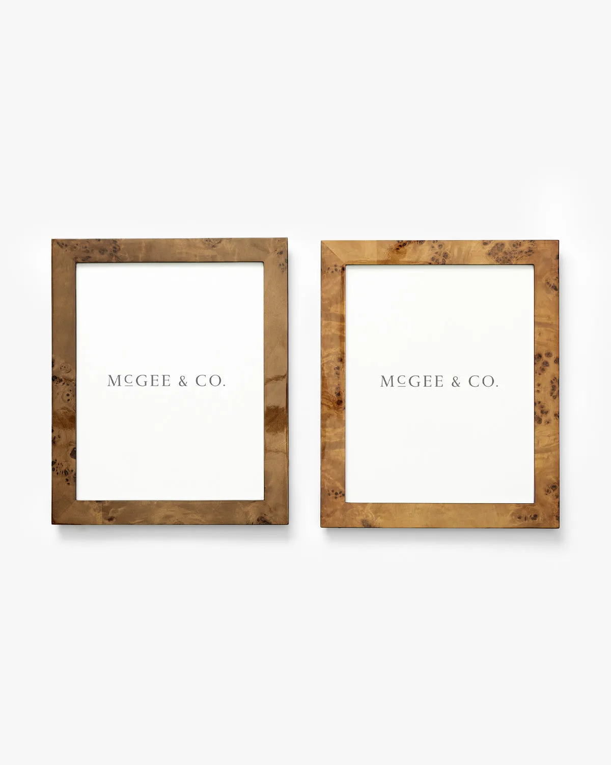 Oliver Burl 8x10 Photo Frames Set of 2 - Burl Wood product