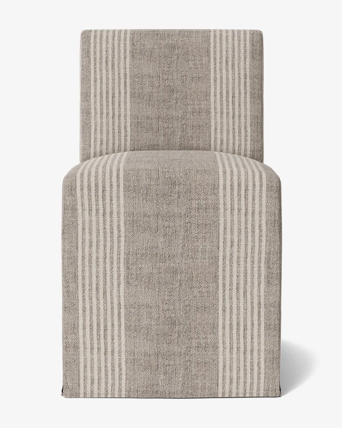 Olivier Slipcover Dining Chair - Morelle Linen Stripe product