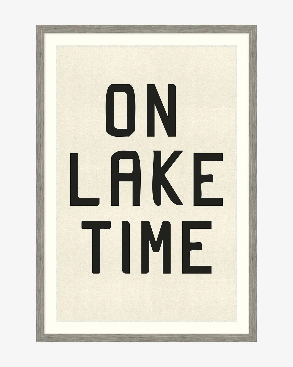On Lake Time Shadowbox Wall Art - Canvas product