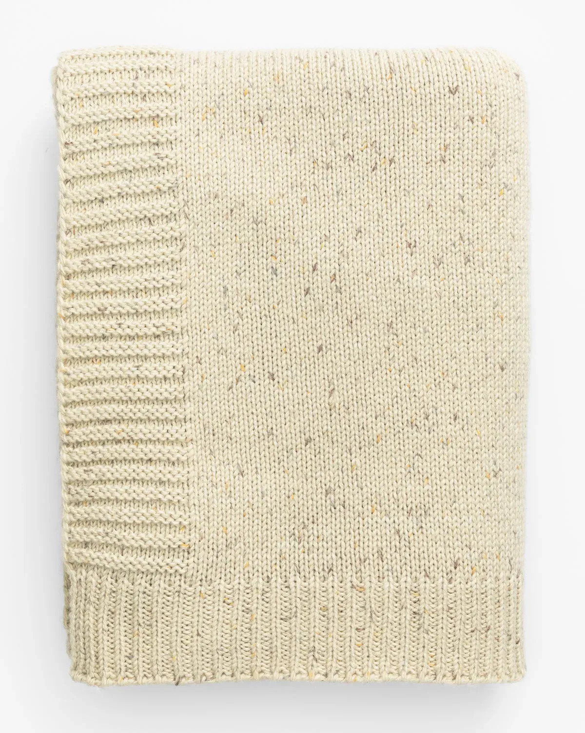 Otis Knit Throw - Grey, Wool Blend product