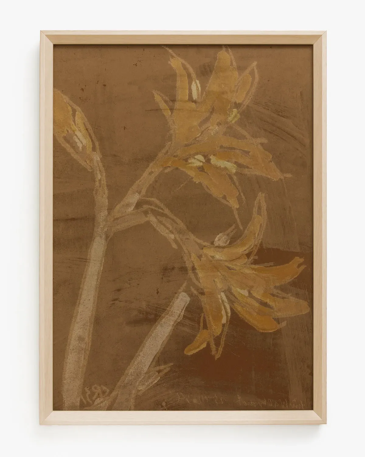 Past Petals Framed Giclee Print - White product