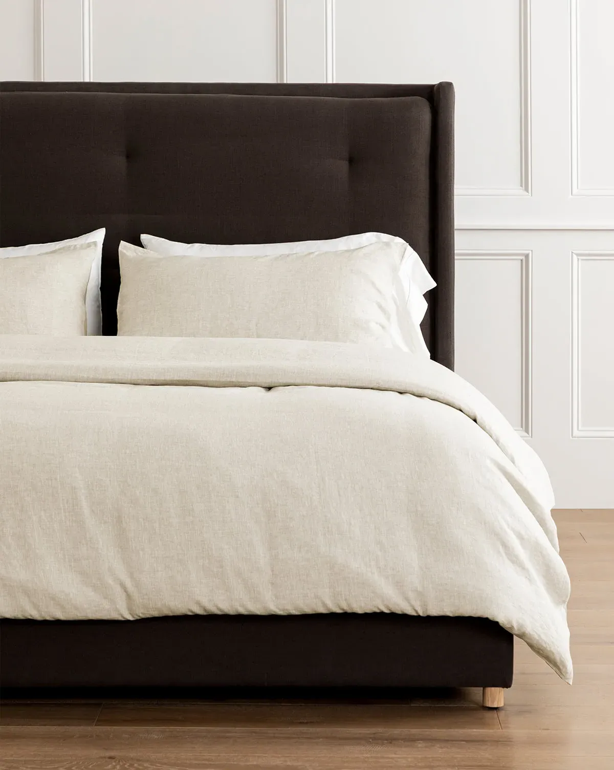 Penelope Full/Queen Duvet Cover - Beige, Linen product