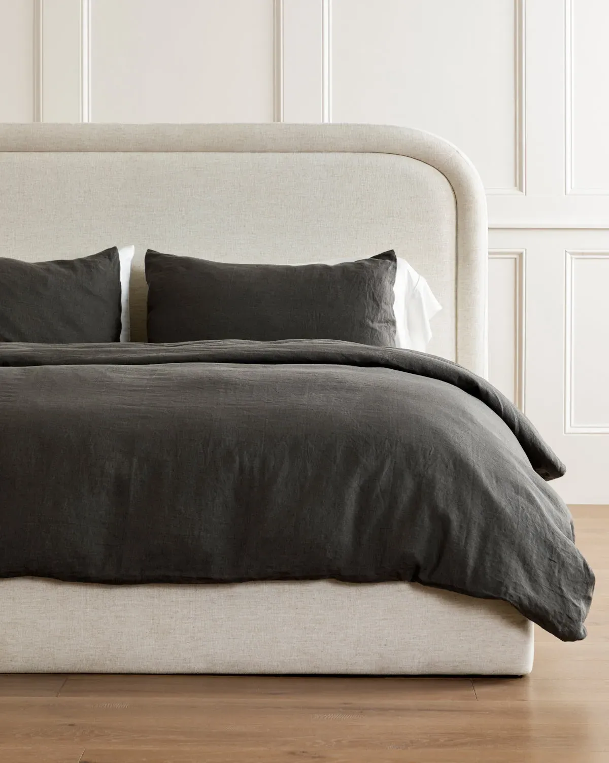 Penelope Full/Queen Duvet Cover - Gray, Linen product