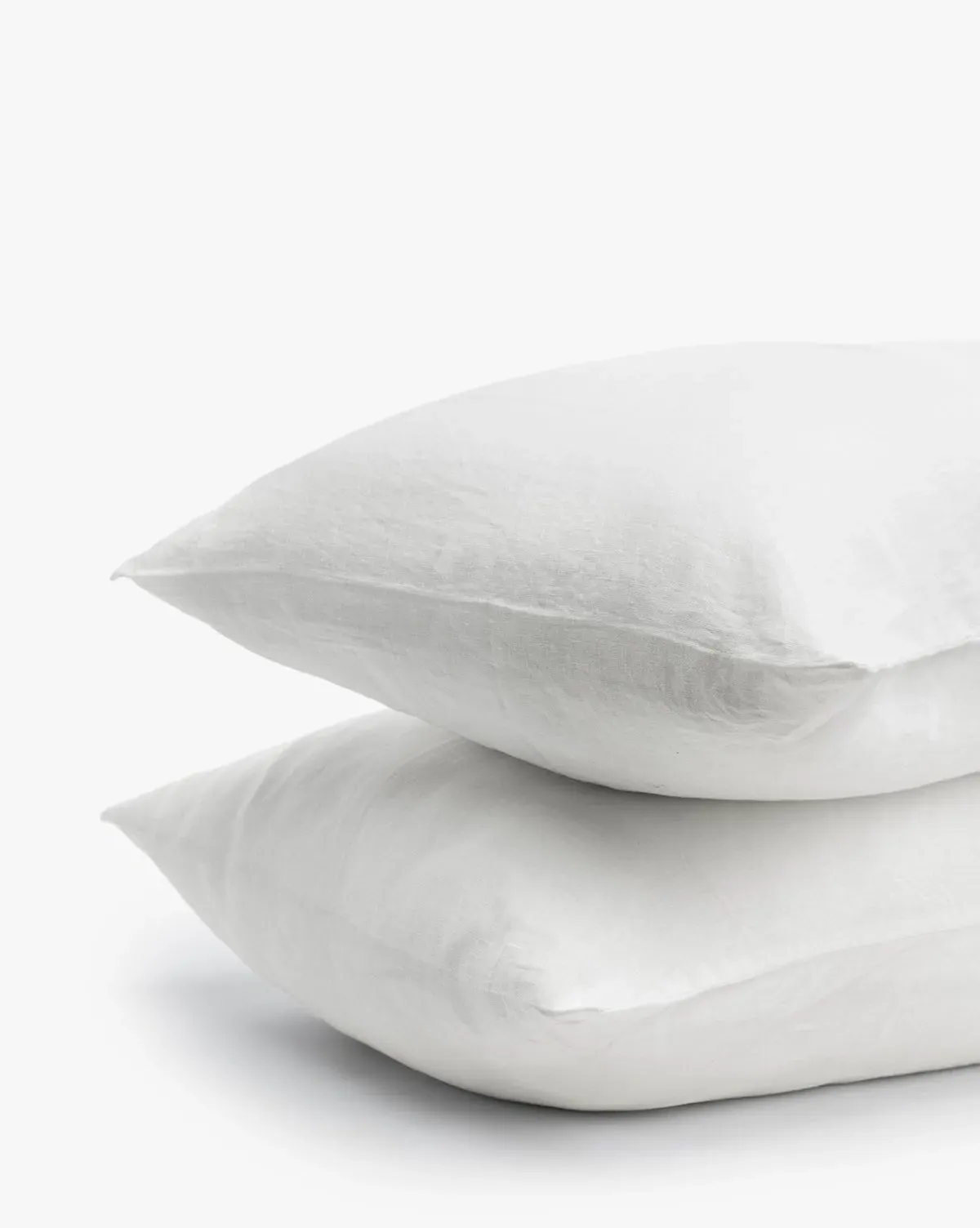 Penelope Full/Queen Linen Shams Set of 2 - White product
