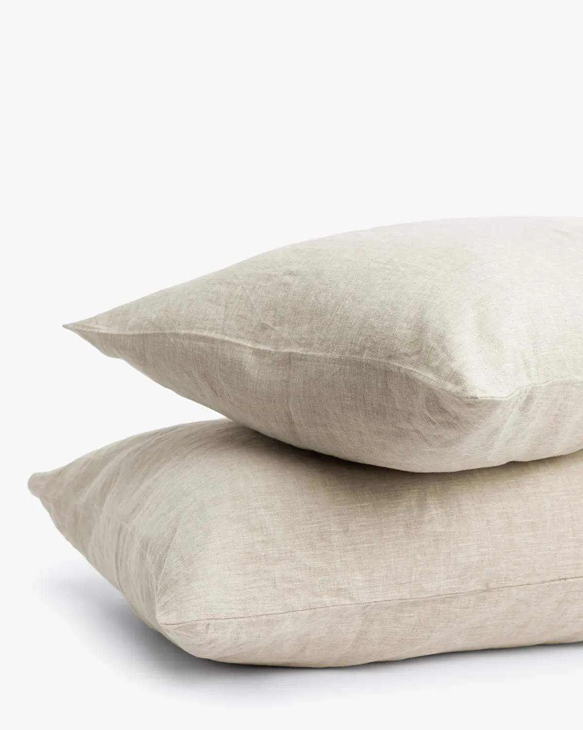 Penelope Full/Queen Pillow Shams Set of 2 - Beige, Linen product