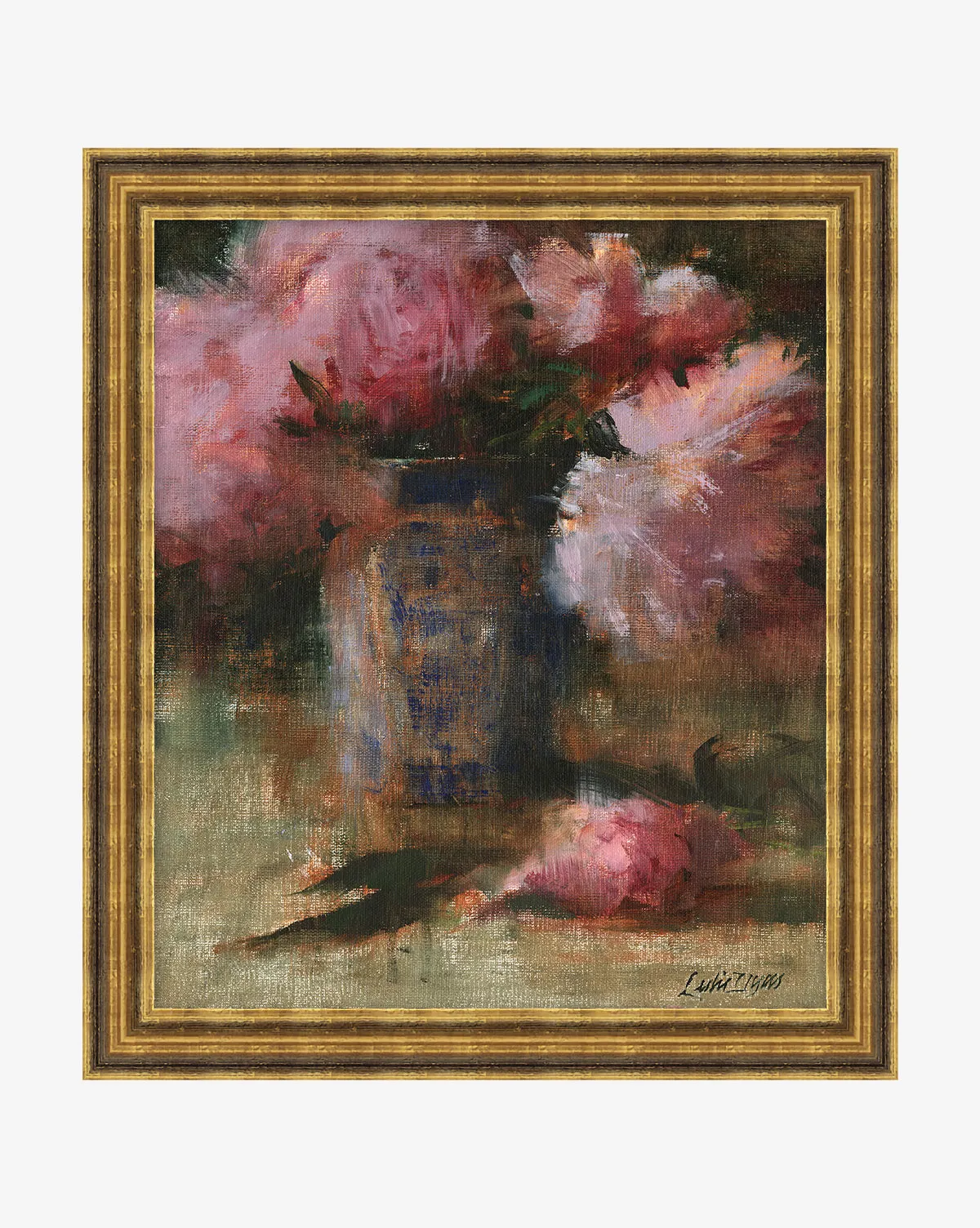 Peonies & Vase Framed Wall Art product