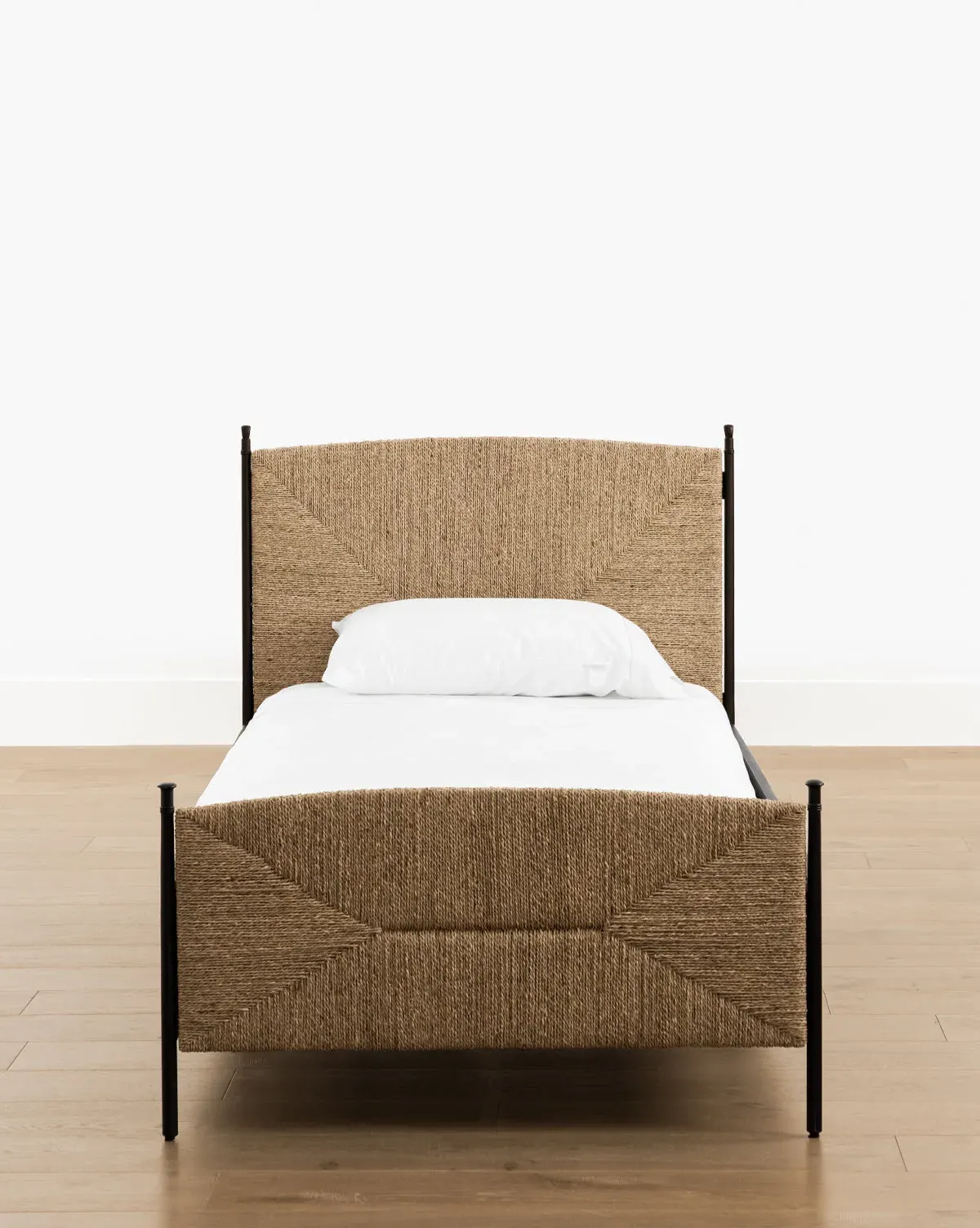 Peregrine Twin Bed Frame - Steel, Seagrass product