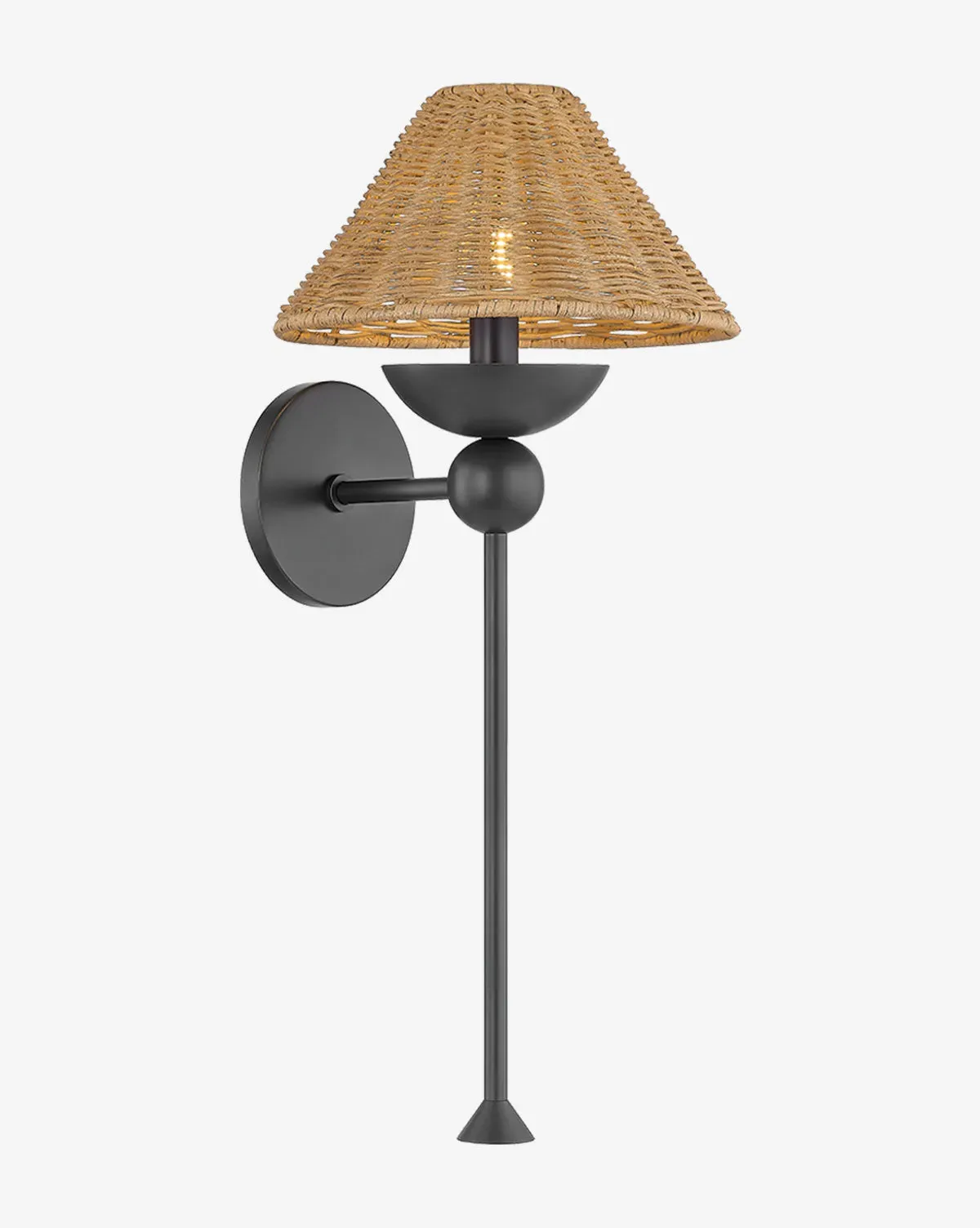 Perilla Wall Sconce - Rattan, Metal product