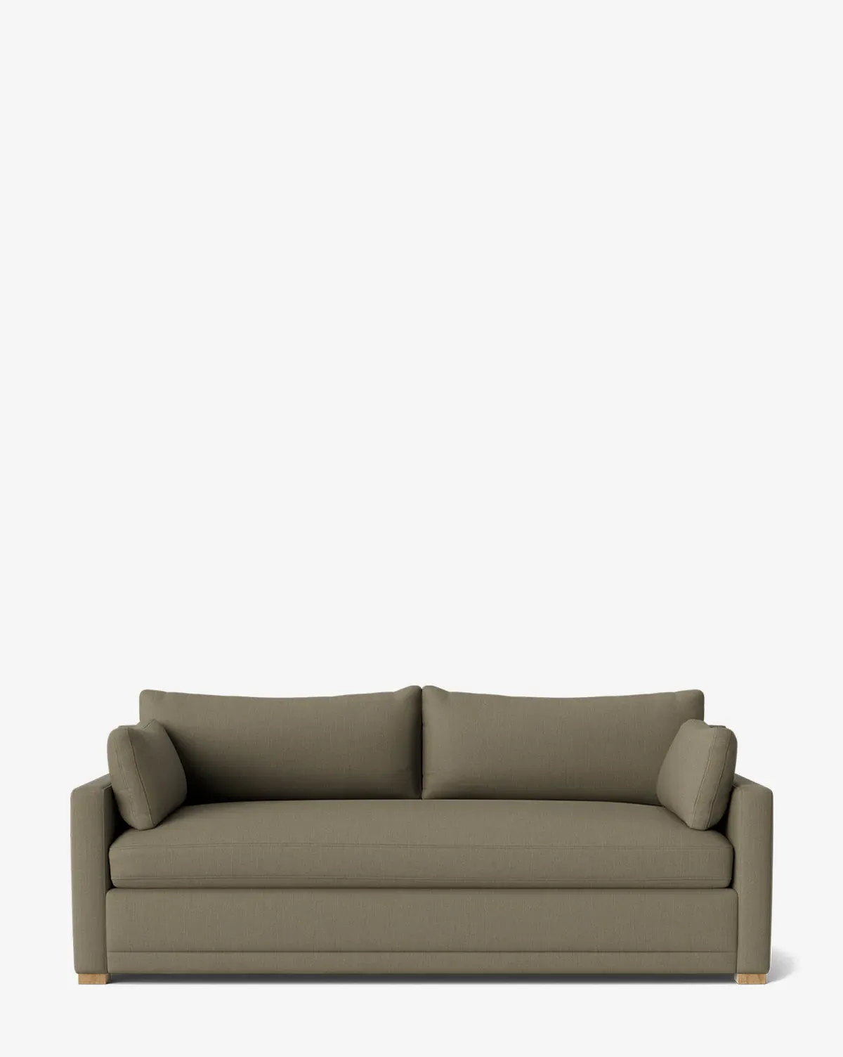 Peterson 2-Seater Upholstered Sofa - Khaki, Belgian Linen product