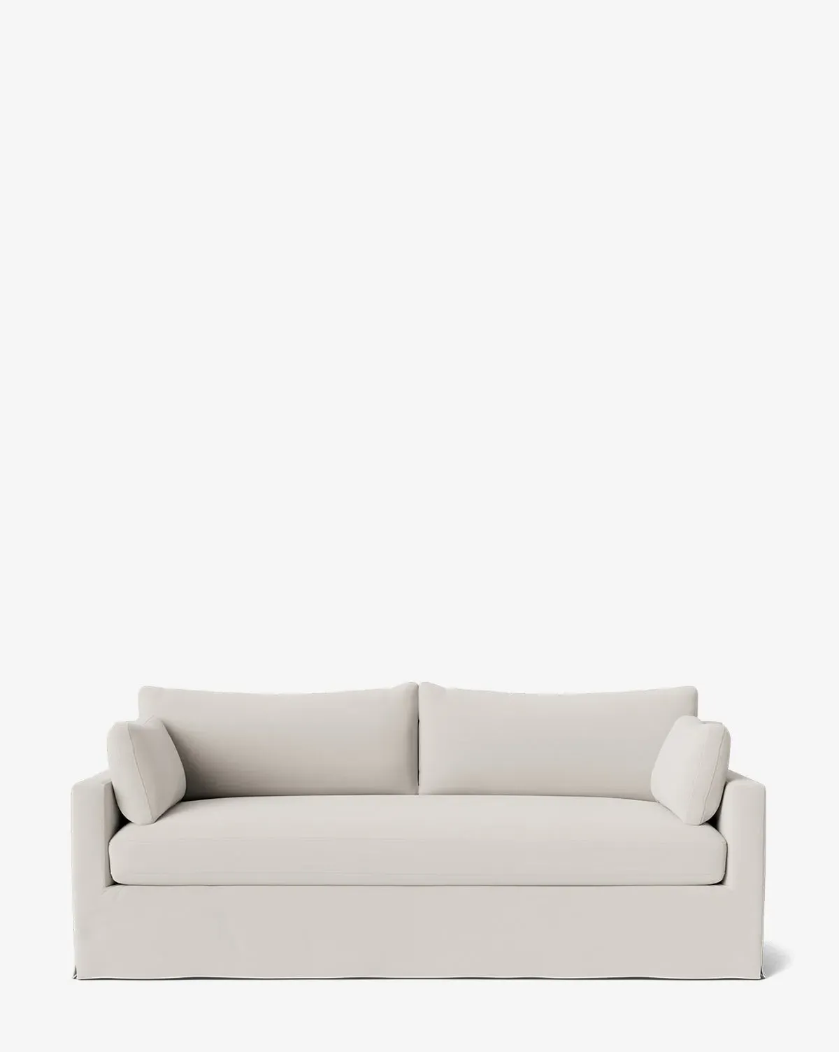 Peterson Deep 2-Seater Slipcover Sofa - Blanc, Crypton product
