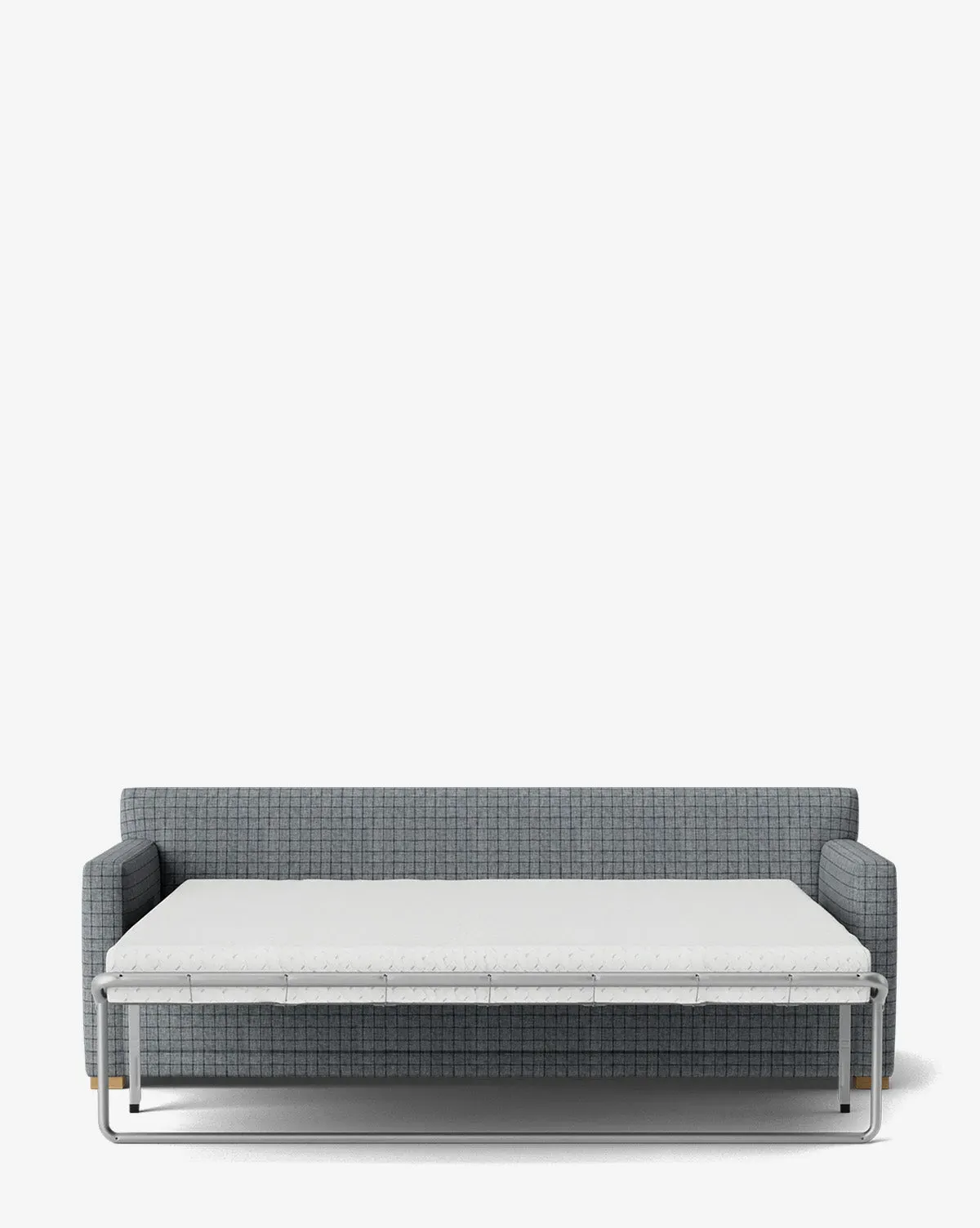 Peterson Queen Size Sleeper Sofa - Ash Windowpane, Woven product