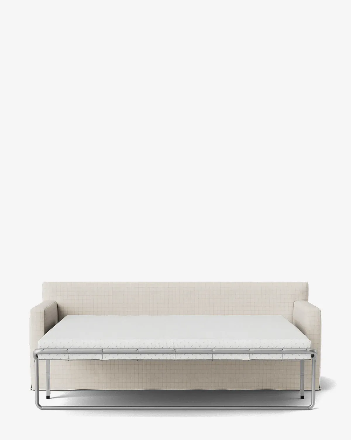 Peterson Queen Size Slipcover Sleeper Sofa - Ivory, Woven product