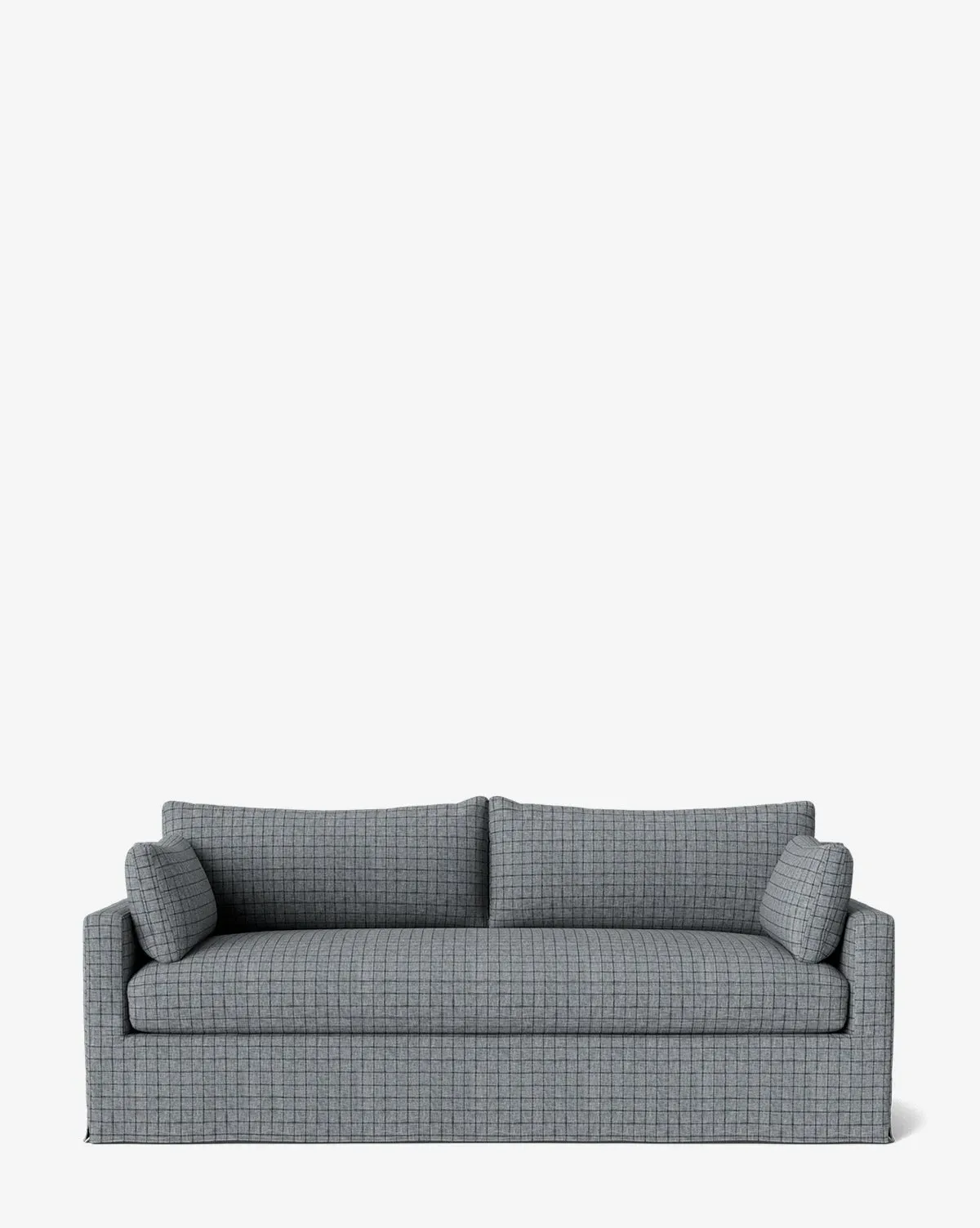 Peterson Slipcover Sofa - Ash Windowpane, Woven Fabric product