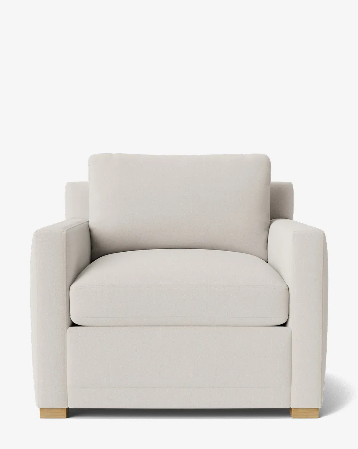 Peterson Upholstered Lounge Chair - Blanc, Crypton product