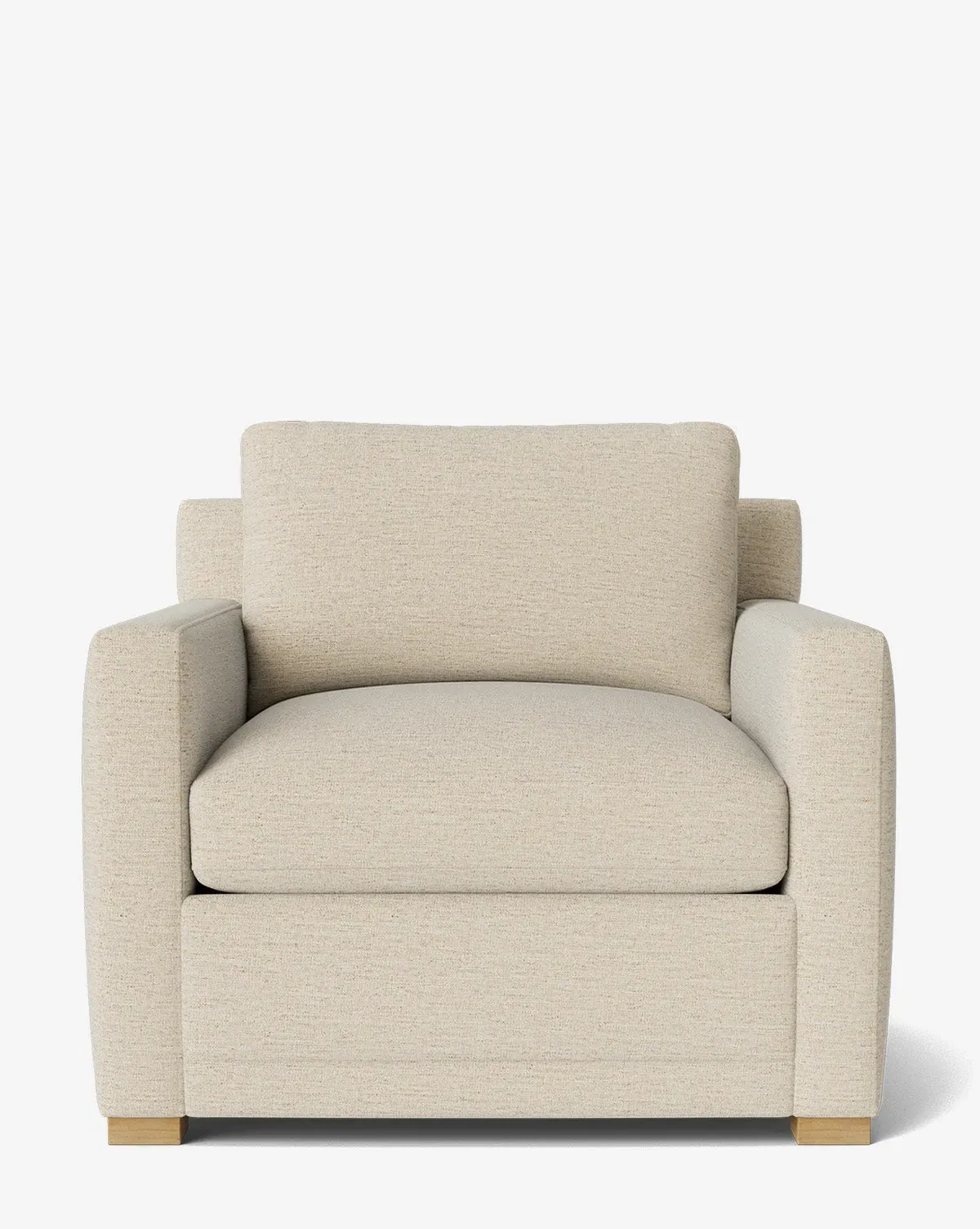 Peterson Upholstered Lounge Chair - Parchment, Crypton product