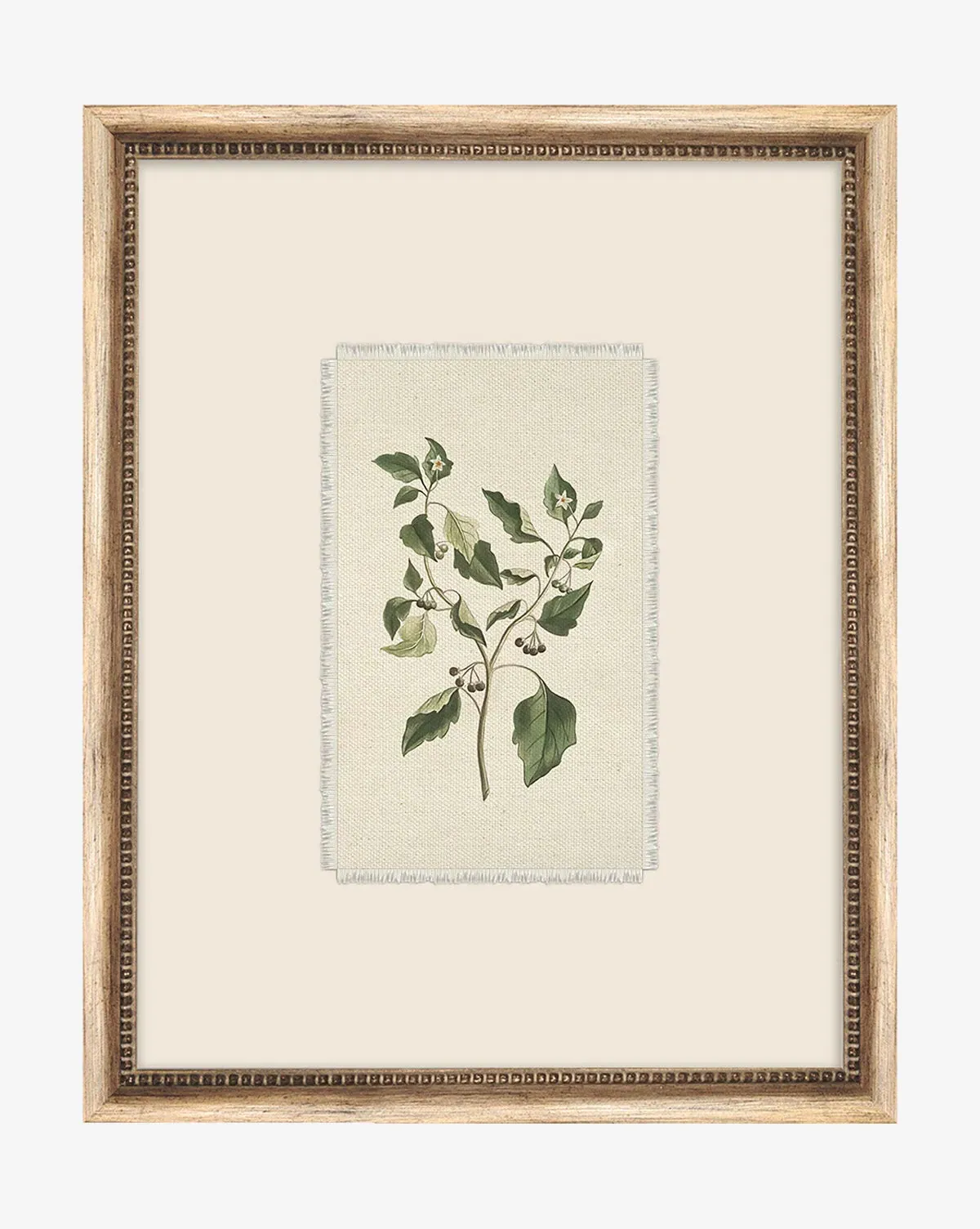 Petite Floral V Framed Giclee Print - Silver product