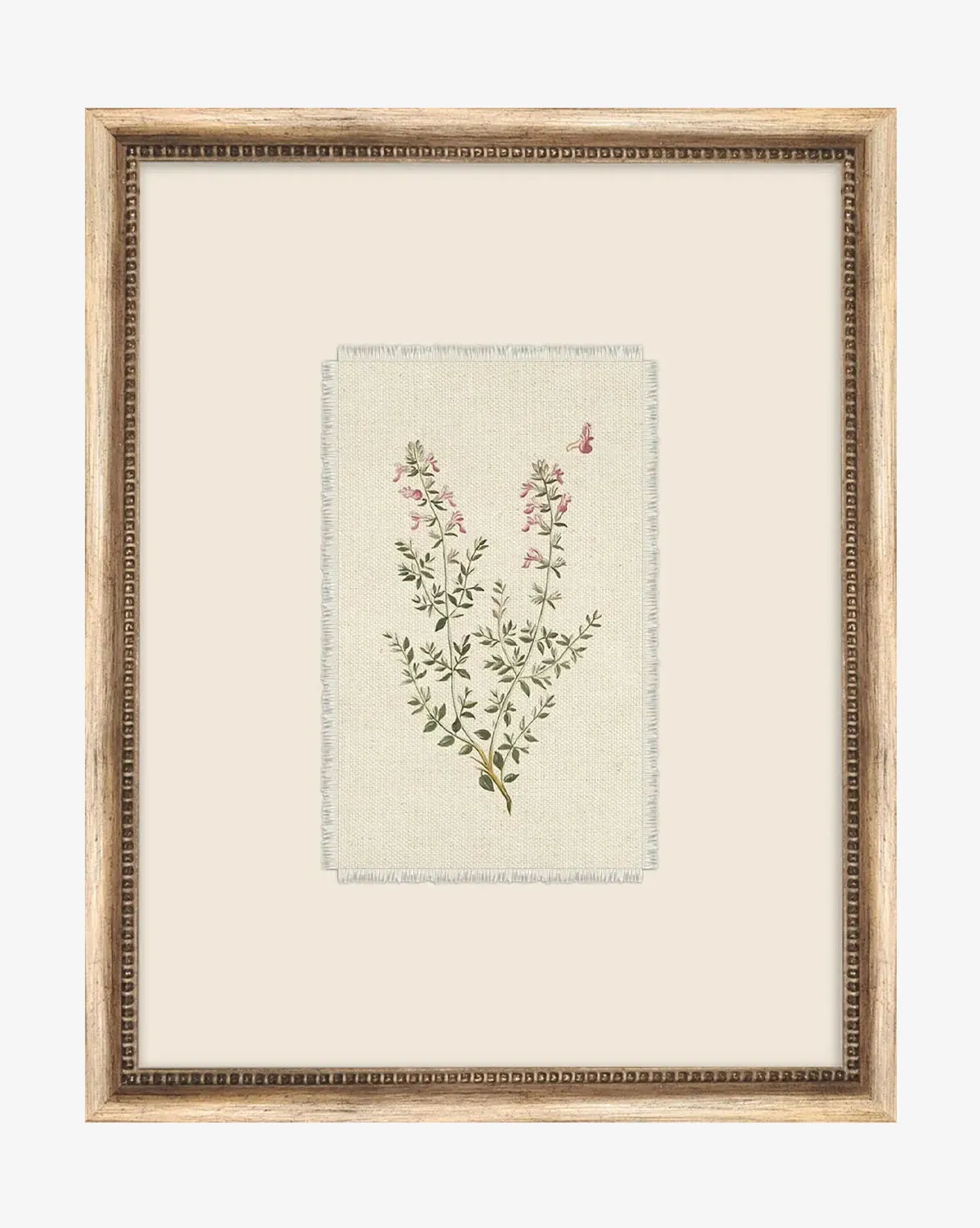 Petite Floral VII Framed Giclee Canvas Print - Silver product