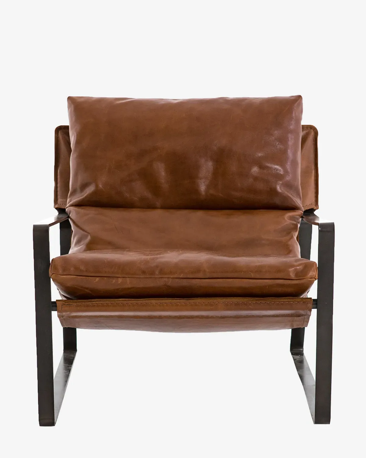 Peyton Sling Chair - Tobacco, Leather product