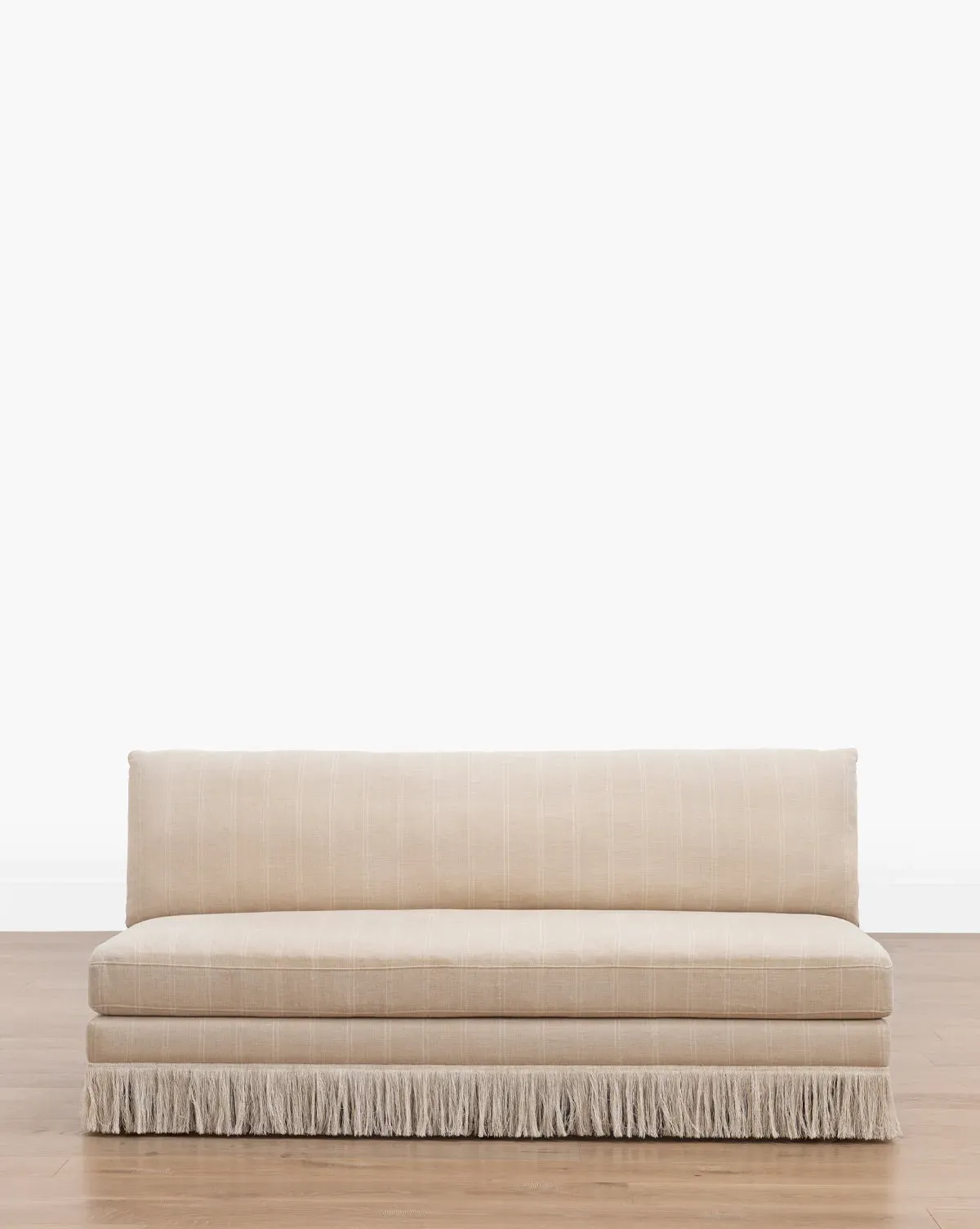 Philippa Settee - Oatmeal & Ivory Stripe, Linen product