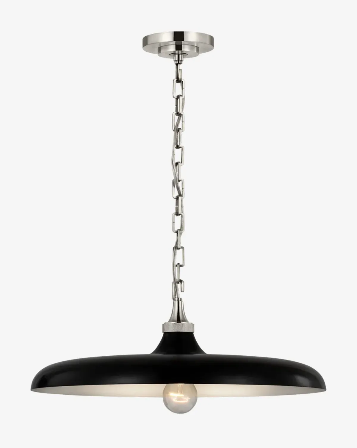 Piatto Medium Pendant Light - Polished Nickel product