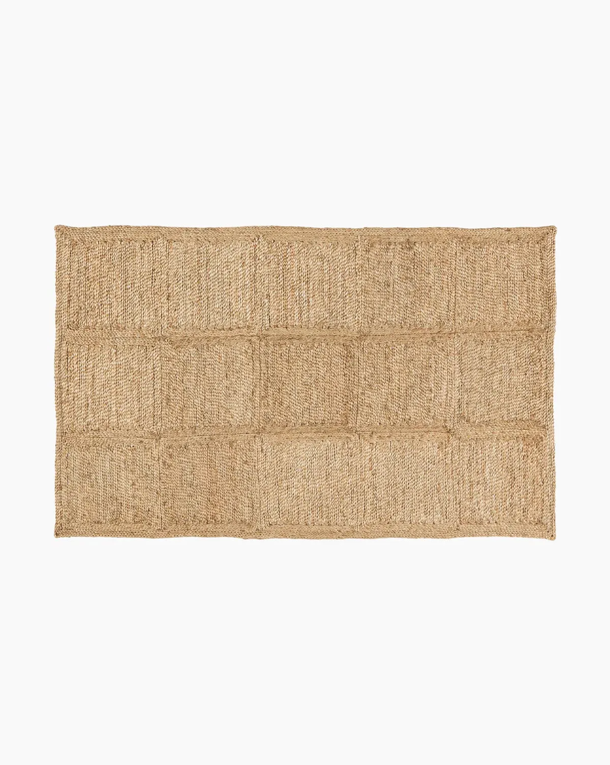 Pieced Handwoven Jute Rug 3' x 5' - Jute product