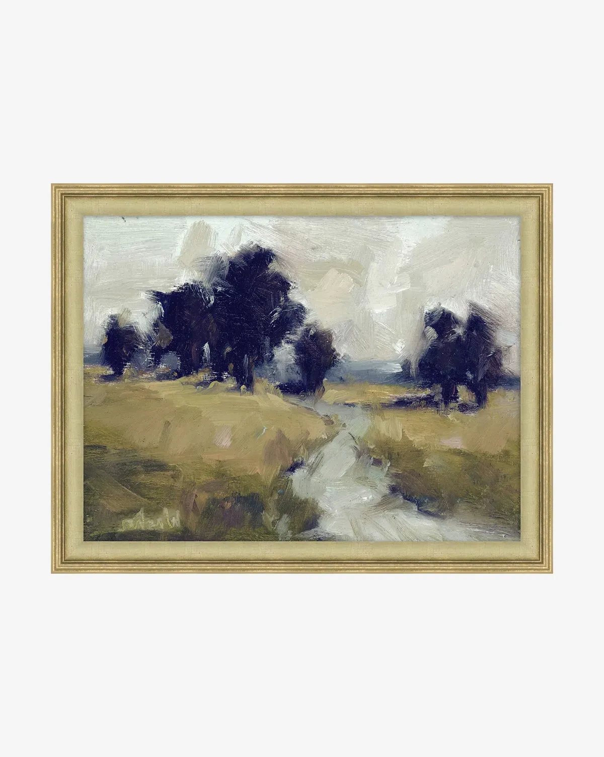 Poet's Path I Framed Canvas Giclee Print - Gold product
