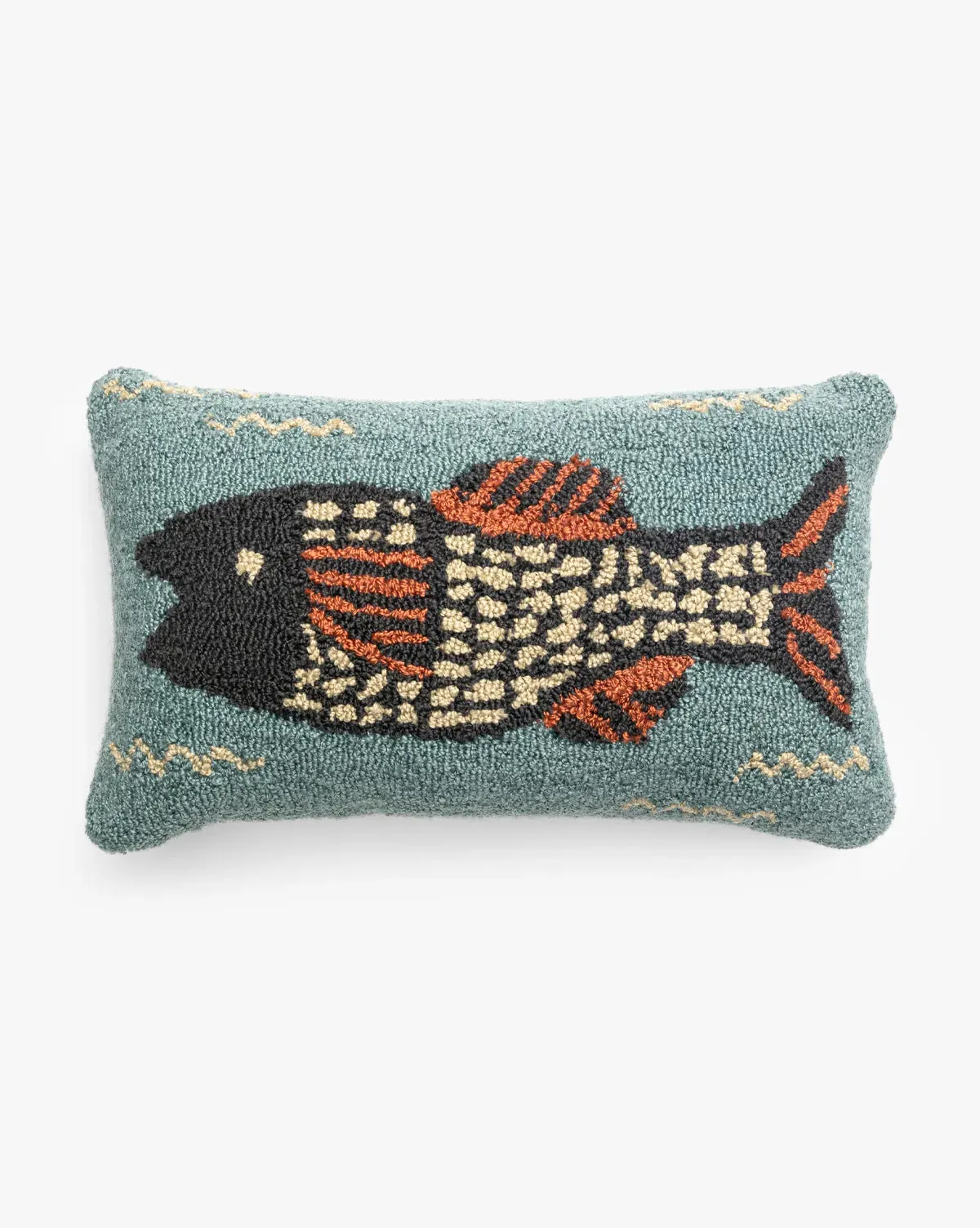 Poisson Indoor/Outdoor Pillow - Blue product