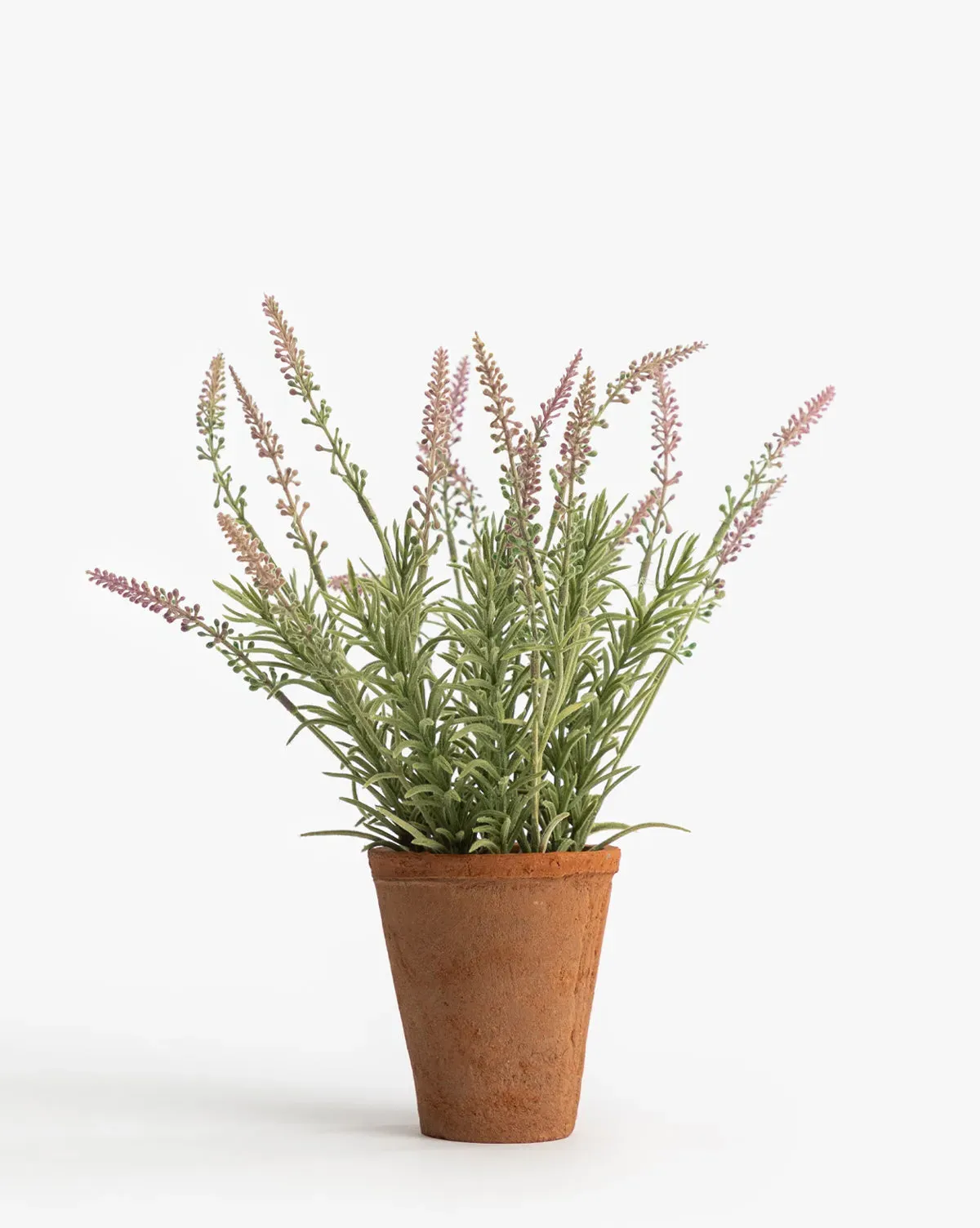 Potted Faux Lavender Topiary - Terracotta product