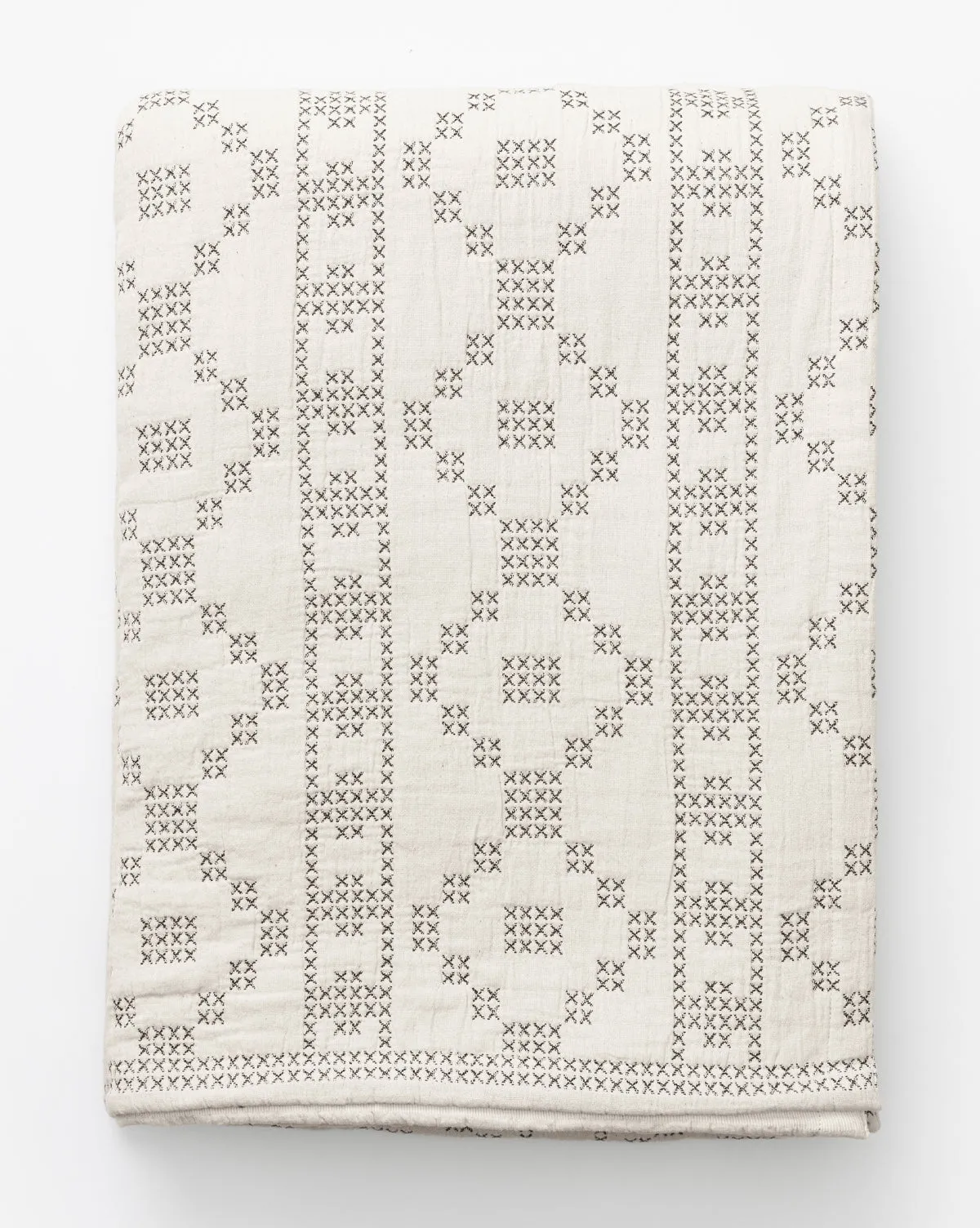 Prescott Full/Queen Coverlet - Green, Cotton product
