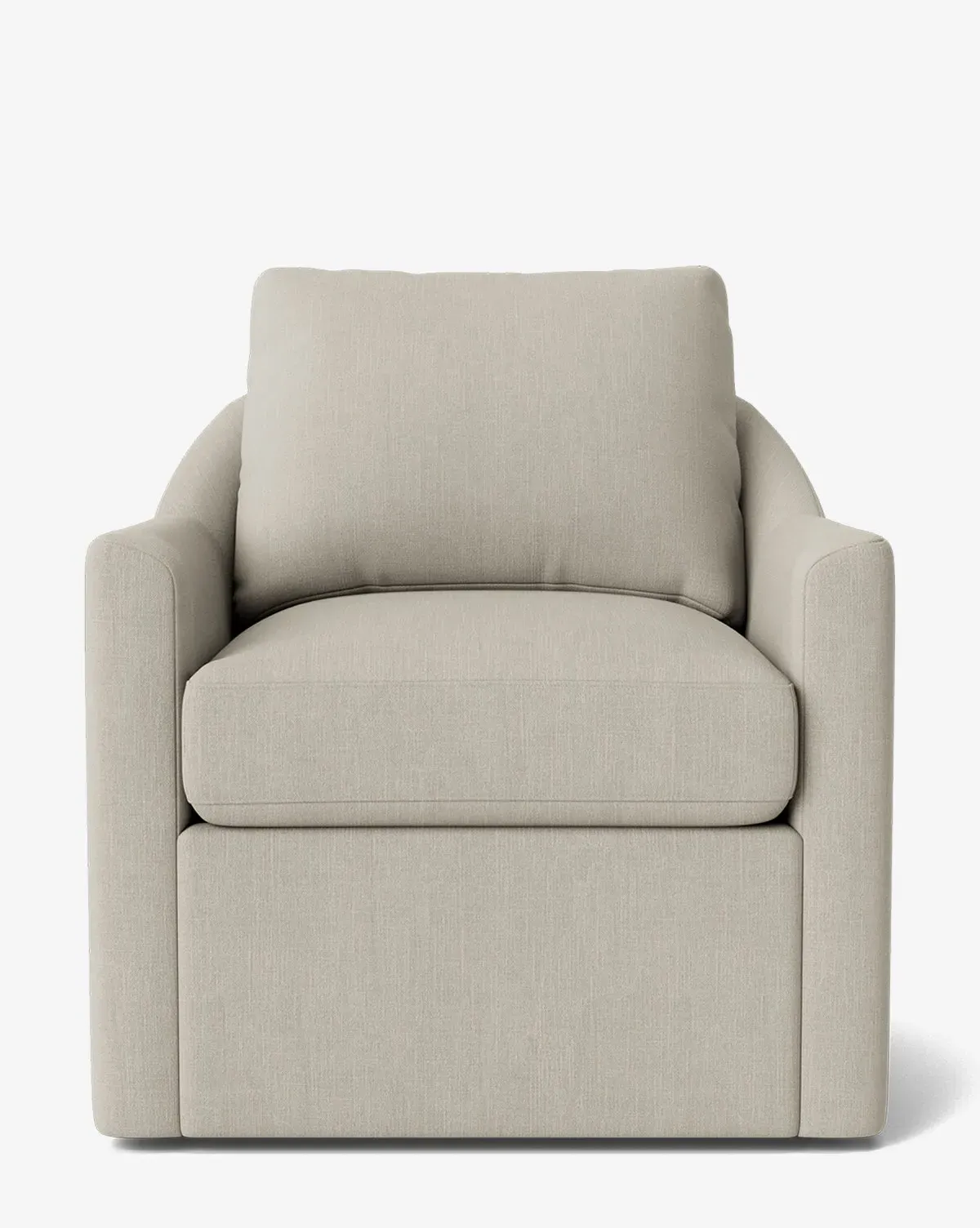 Quinnton Swivel Chair - Belgian Linen product