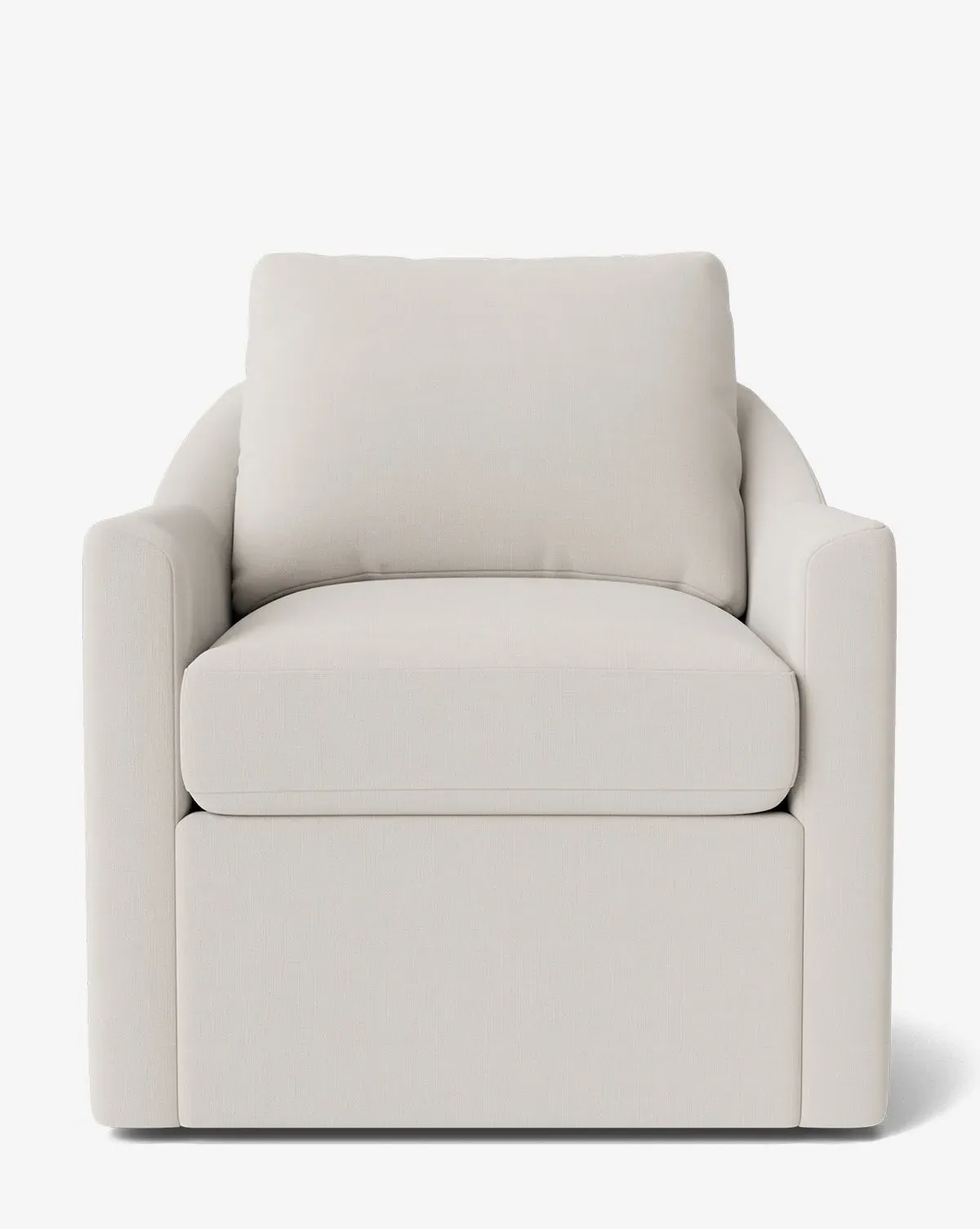 Quinnton Swivel Chair - Blanc, Crypton product