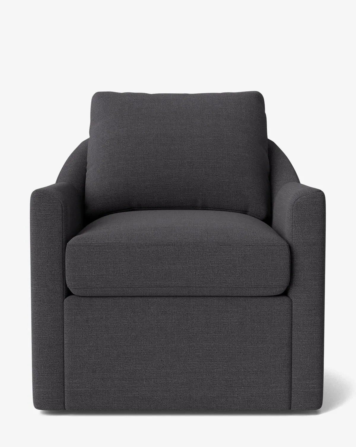 Quinnton Swivel Chair - Slate, Crypton product