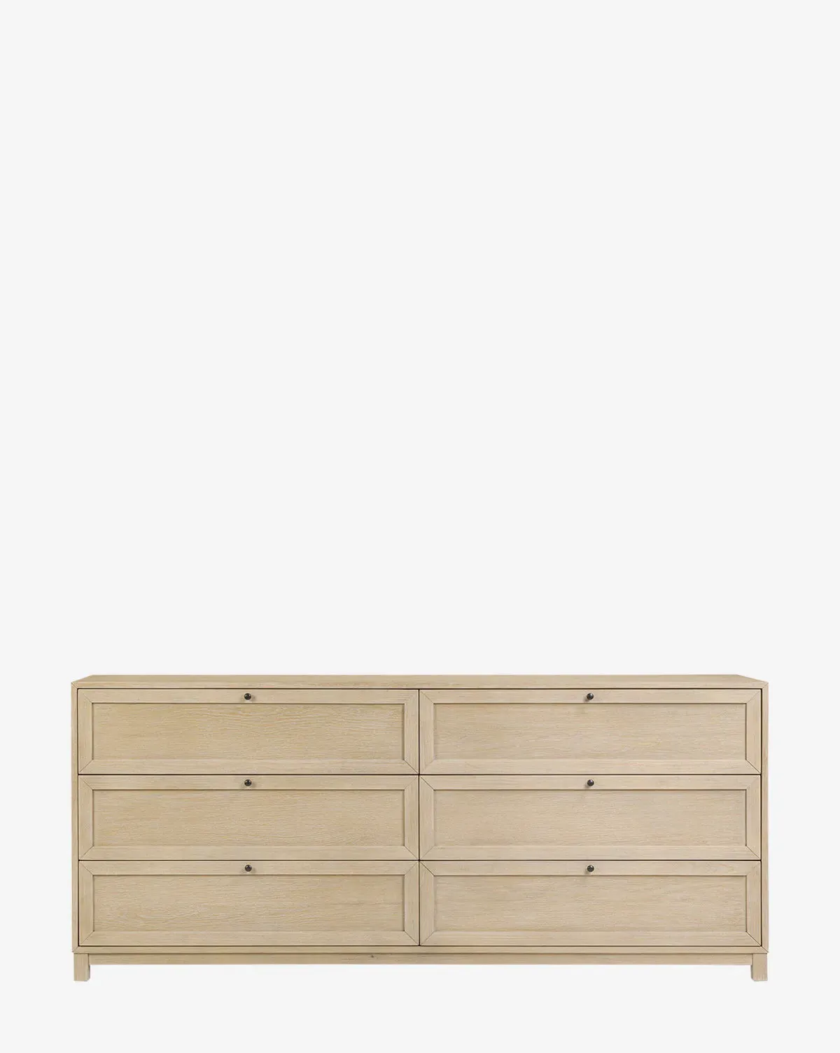 Raine 6 Drawer Dresser - Light Bleach Oak Veneer product