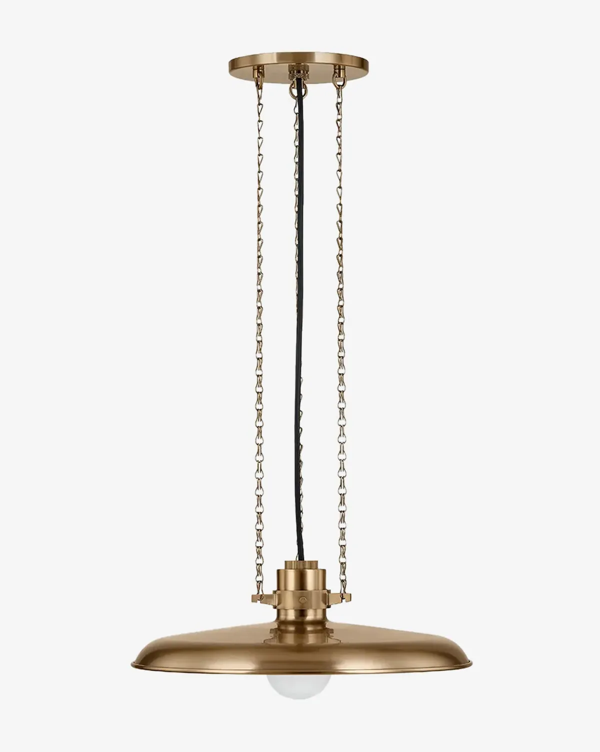 Rainhill Small Pendant Light - Patina Brass, Steel product