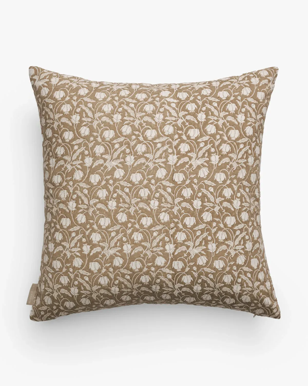 Ravenna Block Print Pillow Cover - Brown, Cotton product