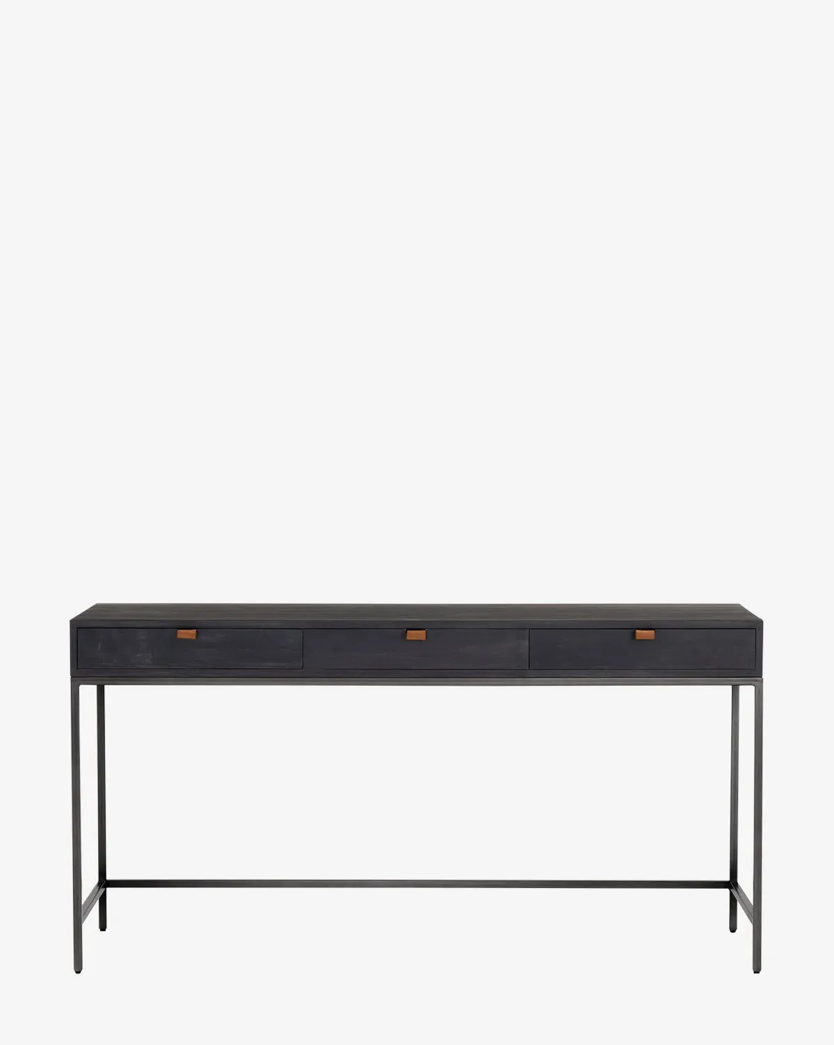 Rayne Writing Desk with Storage - Black Wash, Poplar product