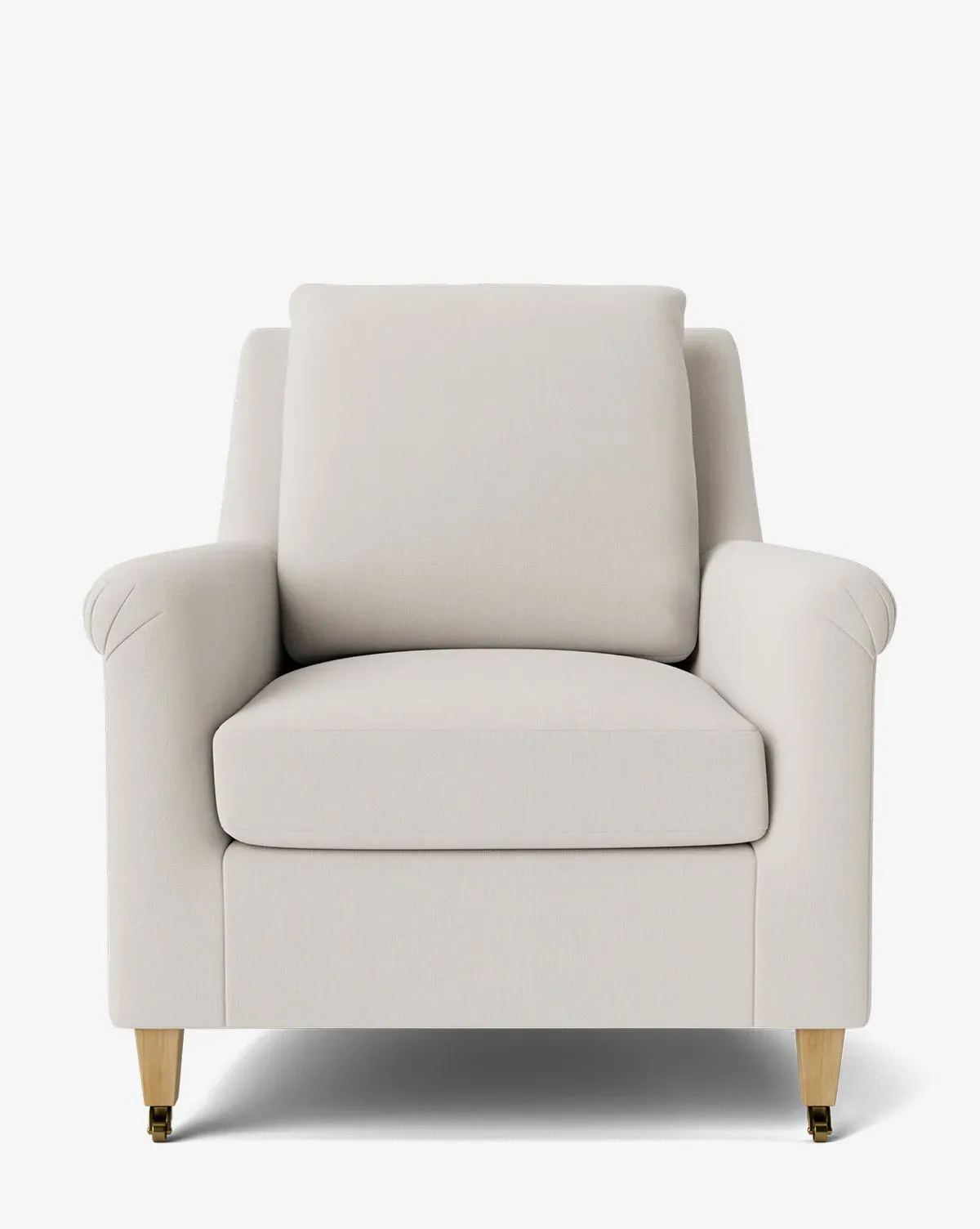 Reedley Lounge Chair - Blanc, Washed Oak product