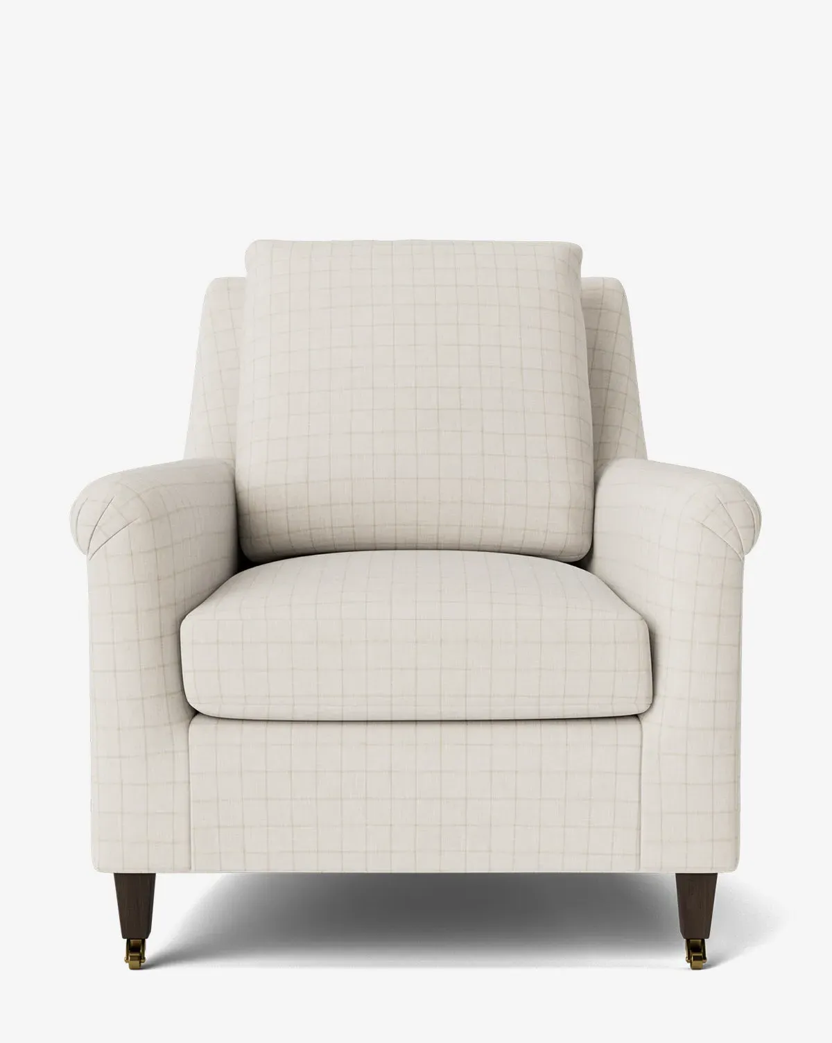 Reedley Lounge Chair - Ivory Windowpane, Woven product