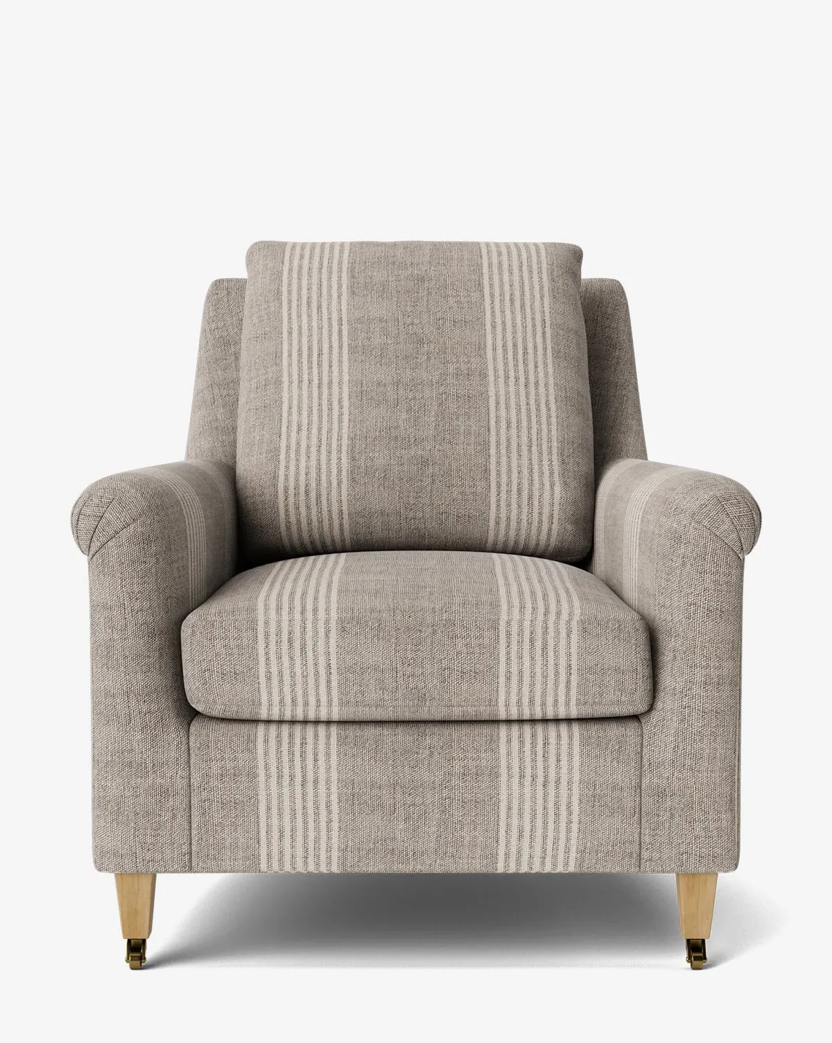 Reedley Lounge Chair - Linen, Washed Oak product