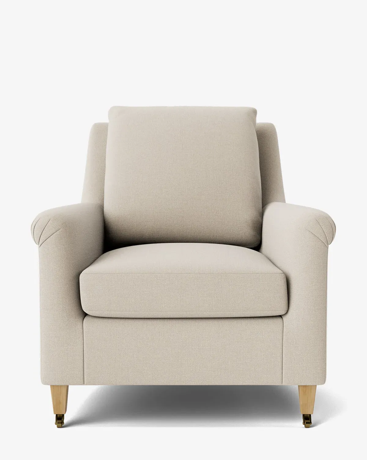Reedley Lounge Chair - Macadamia Linen, Washed Oak product