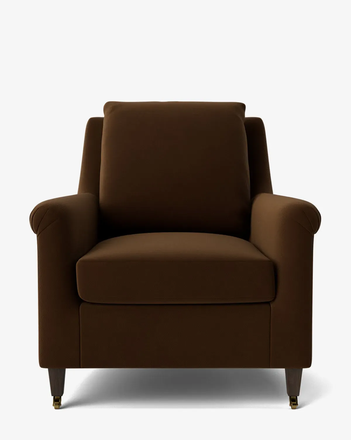 Reedley Lounge Chair - Praline Chocolate, Velvet product