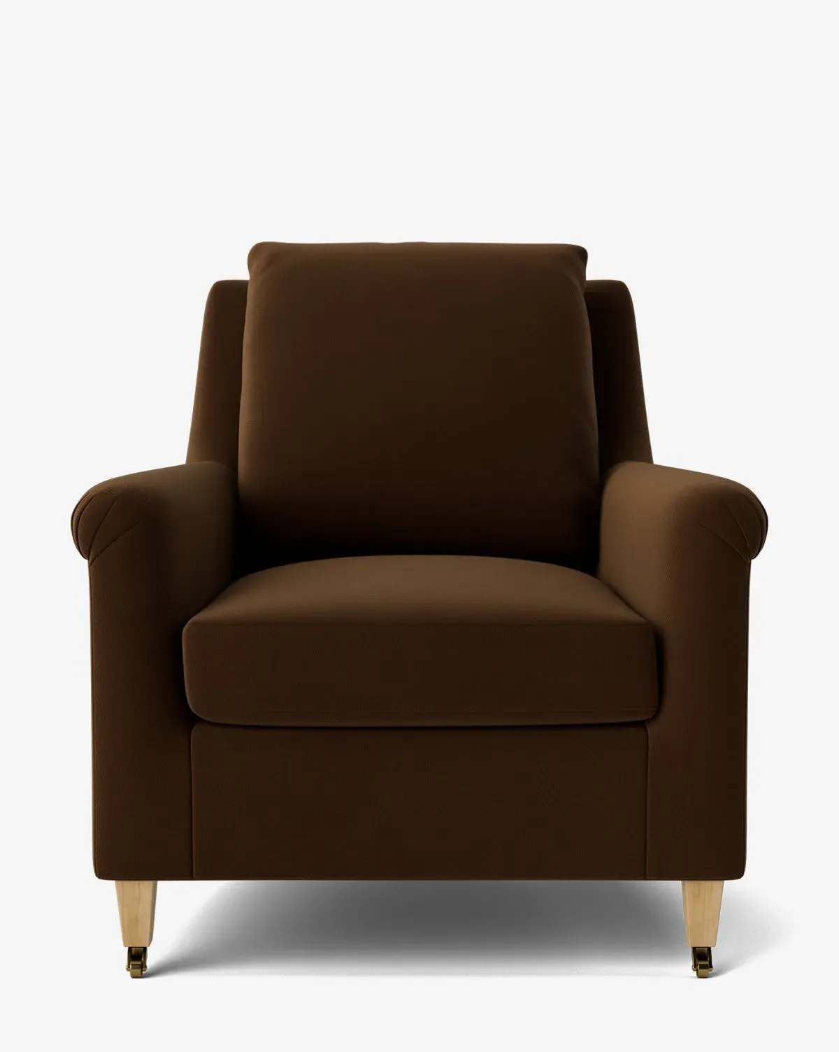 Reedley Lounge Chair - Praline Velvet, Washed Oak product